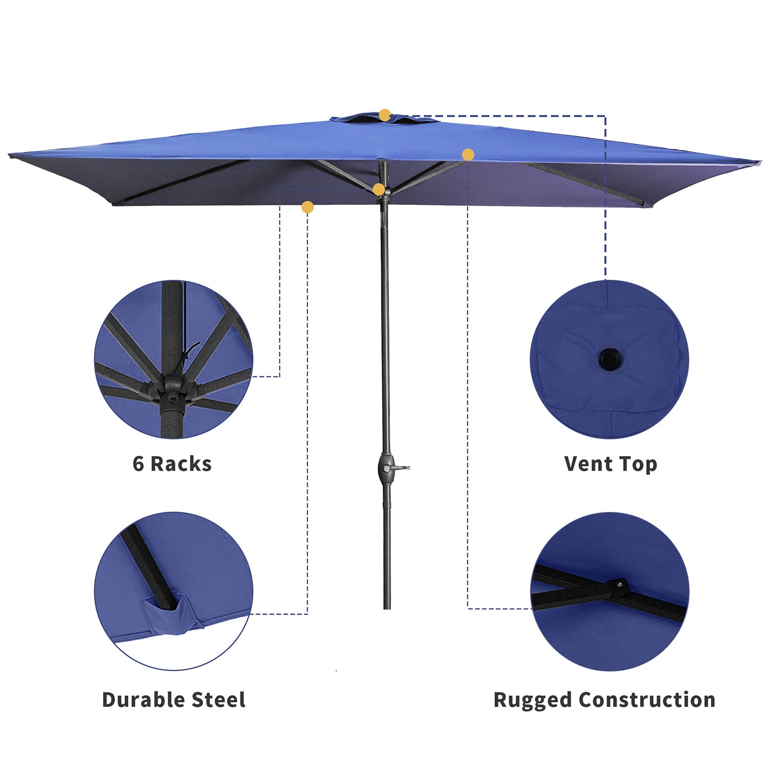 SINOFURN SYB180003BN Umbrellas-2 - View #7