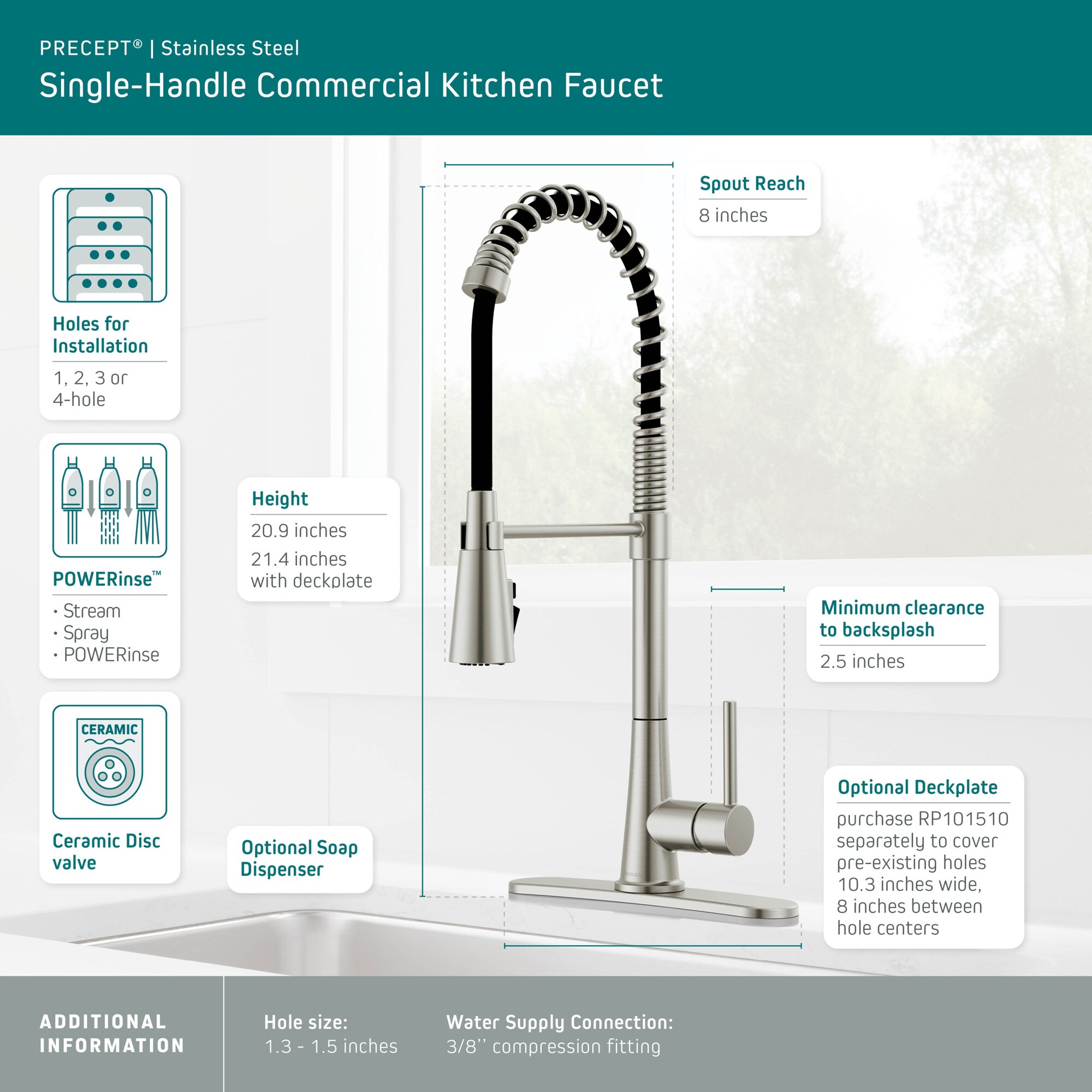 Peerless P7948LF-SS Kitchen-Faucets - View #16