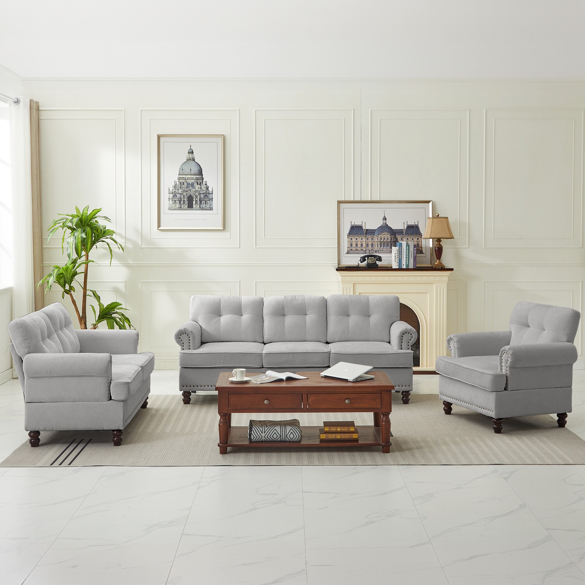 VOUA SAF-LYD3Z-GY Sofas-Loveseats - View #7