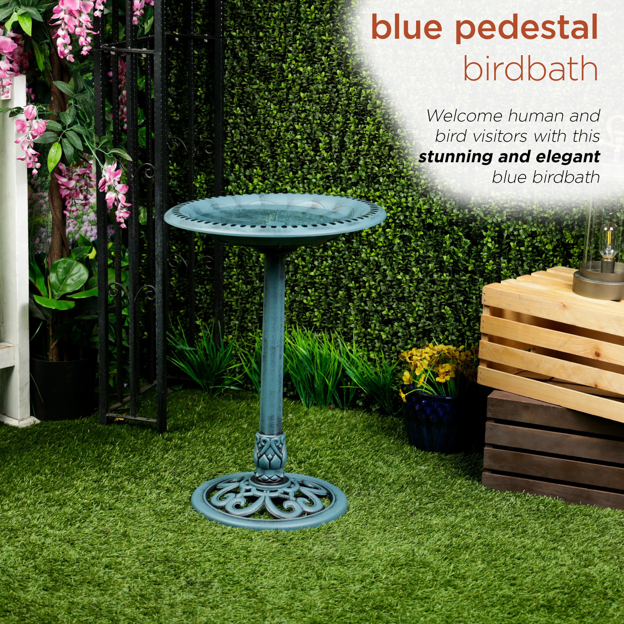 Alpine Corporation TEC116BL birdbaths - View #4
