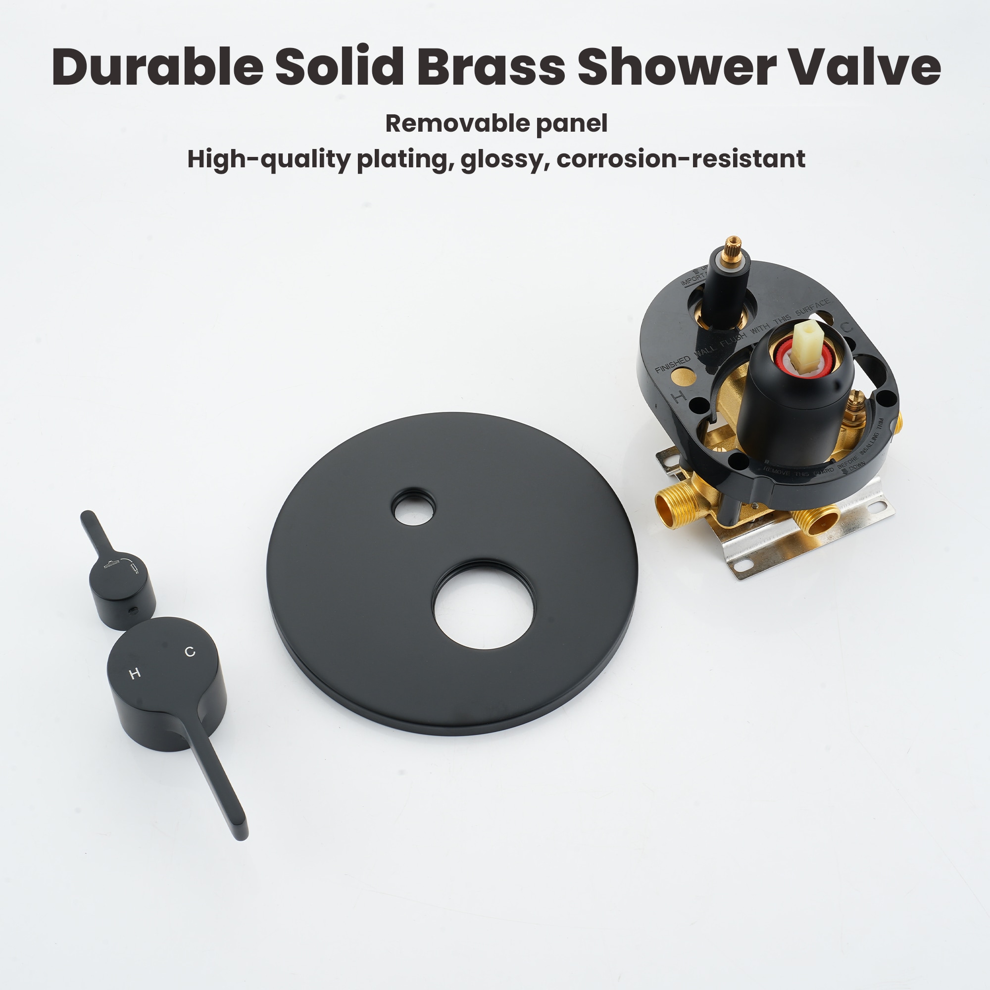 Mondawe AM-S133A2C-10MB Showerhead-Bar-Panels - View #9