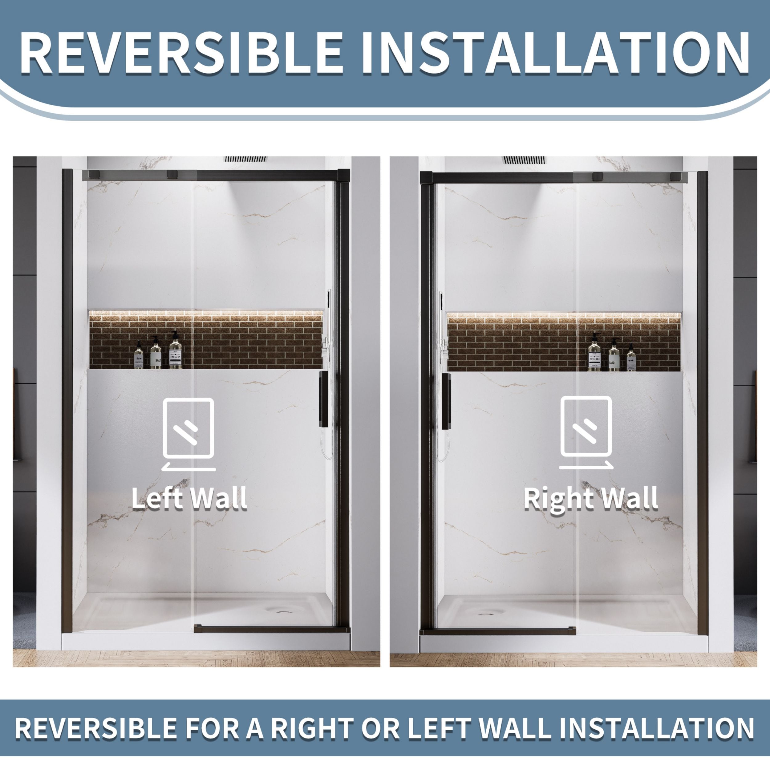 WELLFOR QPZ-TL10W Shower-Doors - View #5
