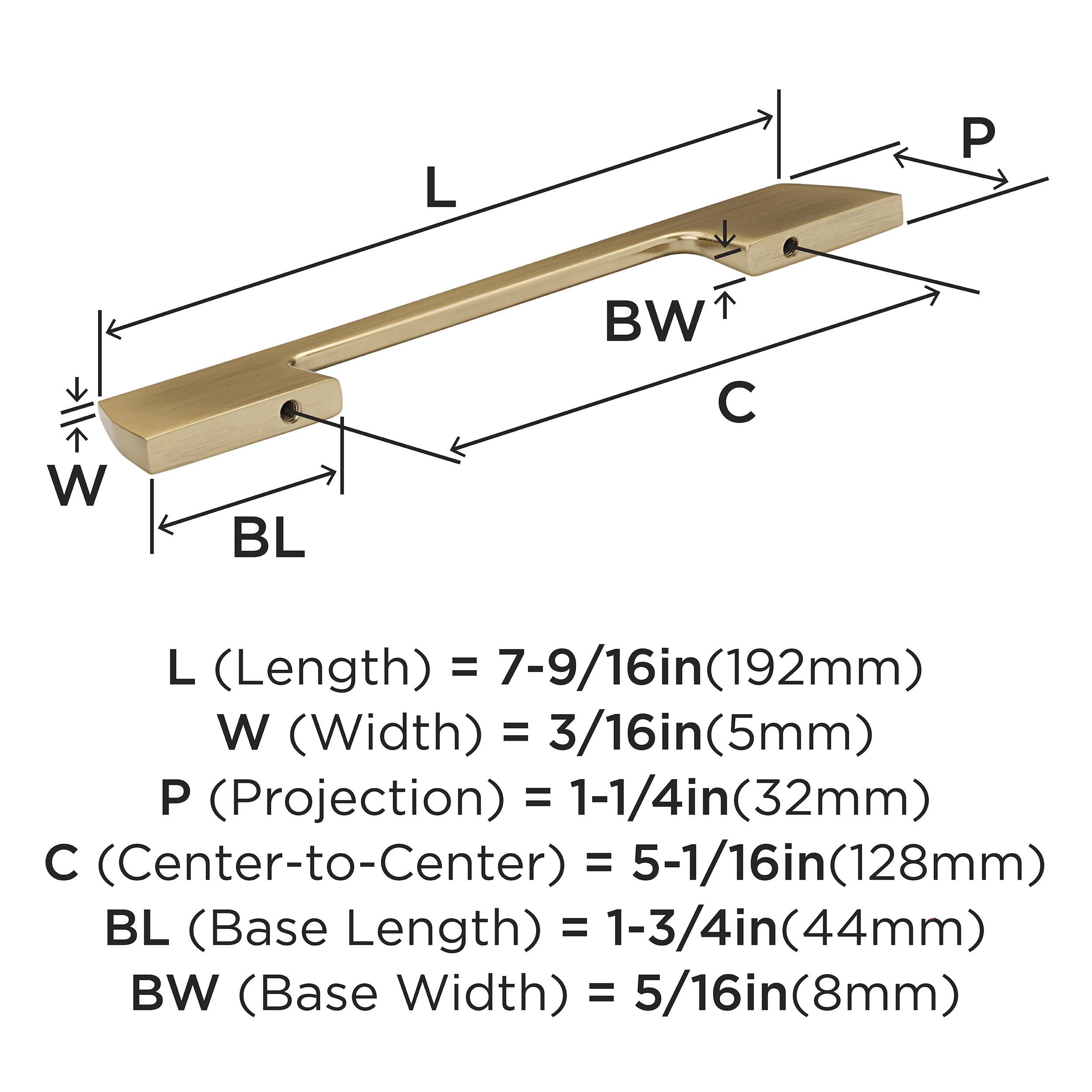 Amerock 10VMP37301CZ Cabinet-Pulls - View #4