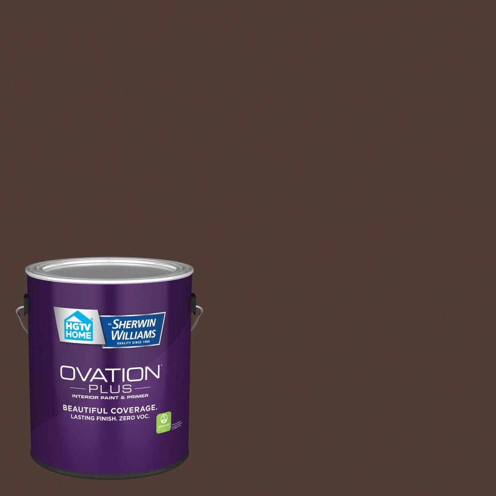 HGTV HOME by Sherwin-Williams 2011-10-2557218 Ovation Plus Satin Cabin Plank 2011-10 Latex Interior Paint Paint + Primer ( 1-gallon )
