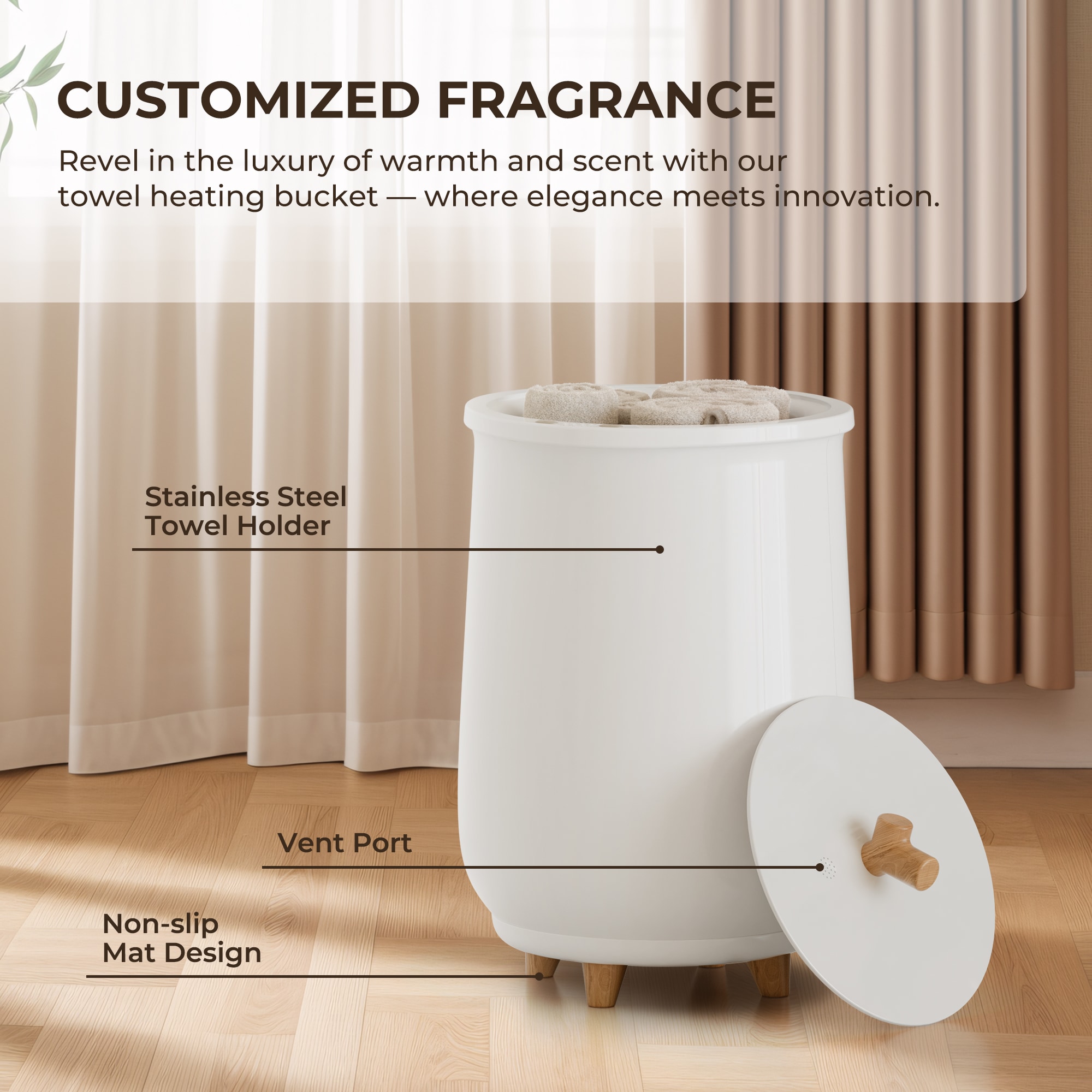SIMZLIFE TW001-20WH-S-LS Towel-Warmers - View #5