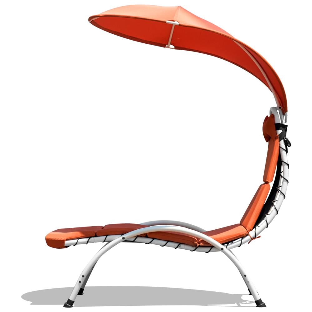 Orange discount sun lounger