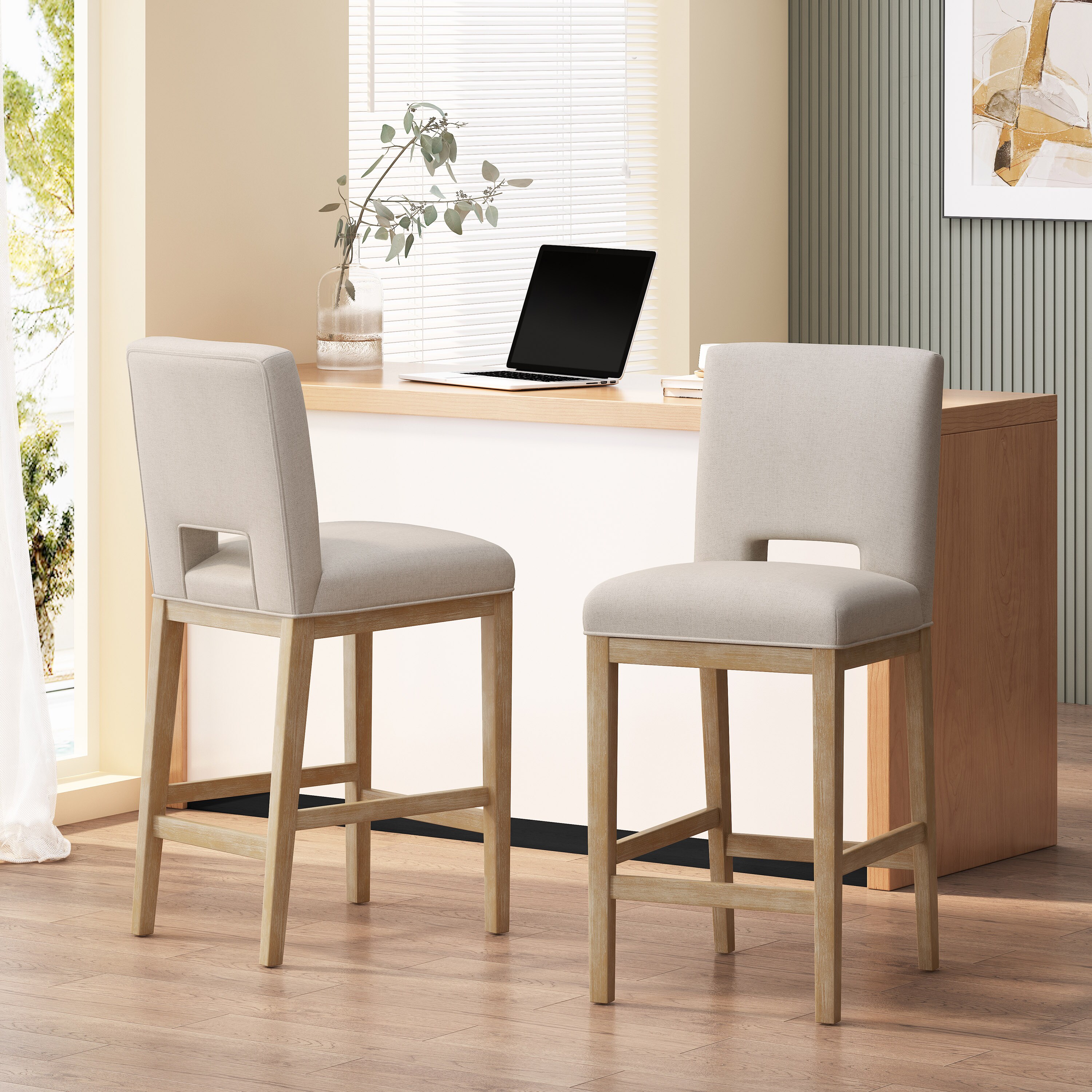 ModernLuxe L3P-73531.00WHEAT stools - View #2