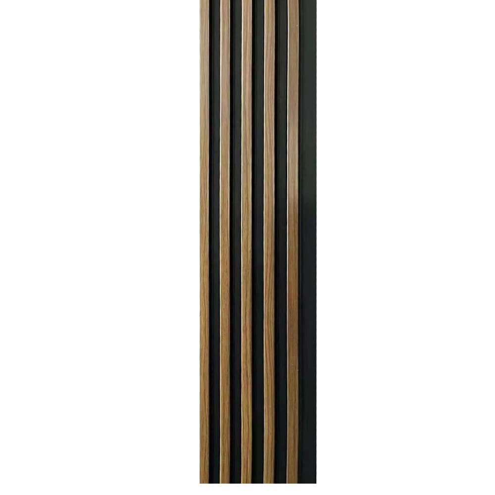 HIGHLANDERHOME VWCG127B5900 Smooth Brown Composite Shiplap Wall Plank ( 6 -Pack , Covers 16-sq ft )