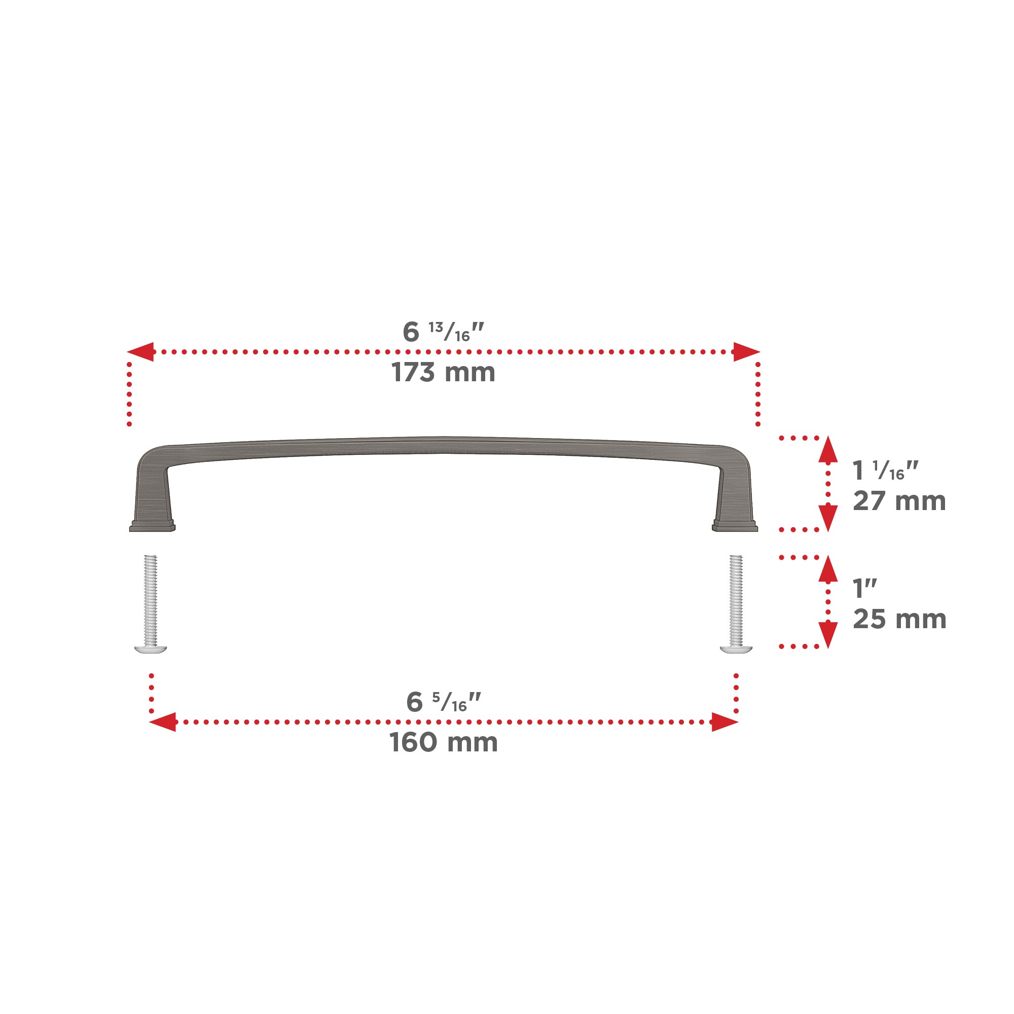 Richelieu BP810160143 Cabinet-Pulls - View #4