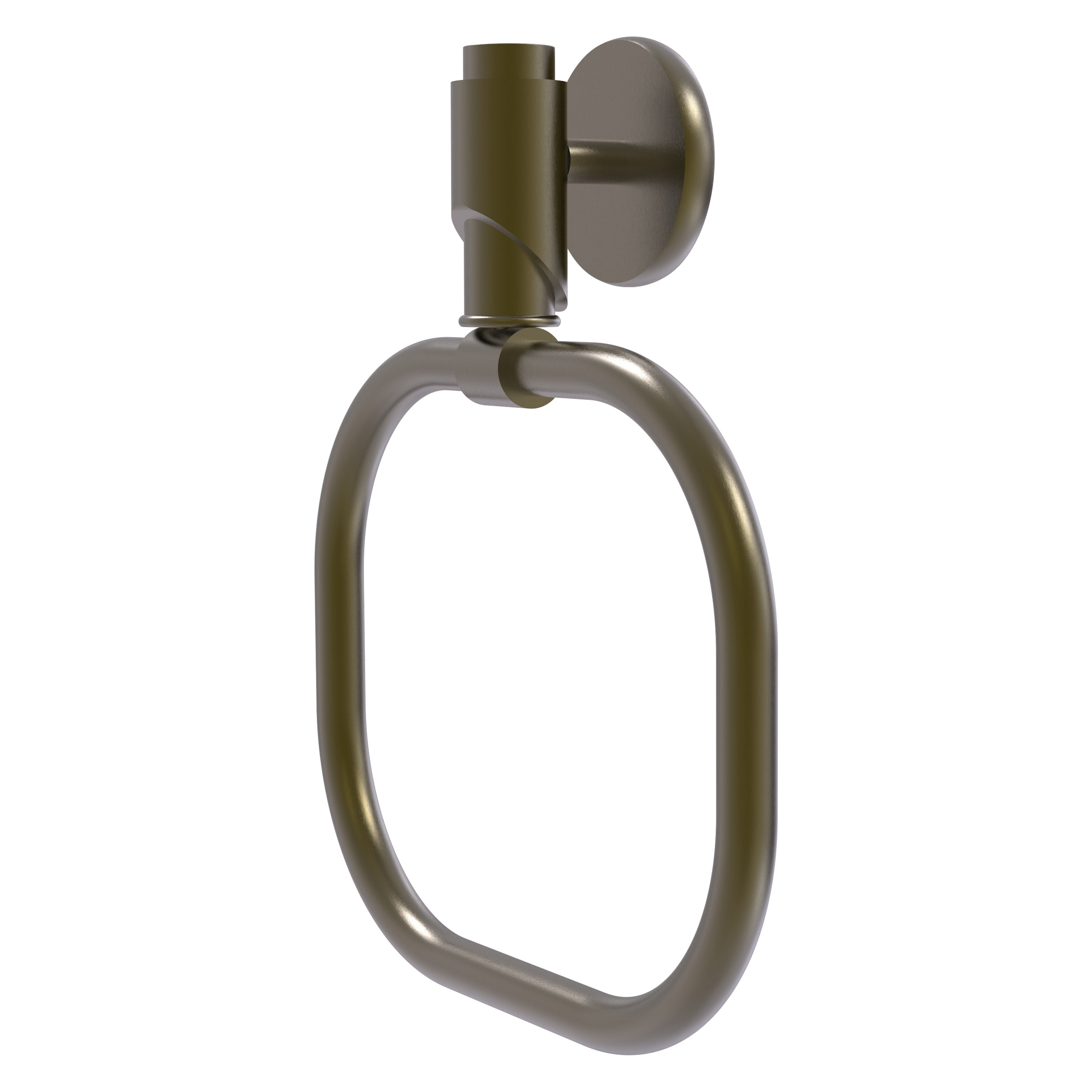 Allied Brass TR-16-ABR Tribecca Antique Brass Wall mount Single Towel Ring