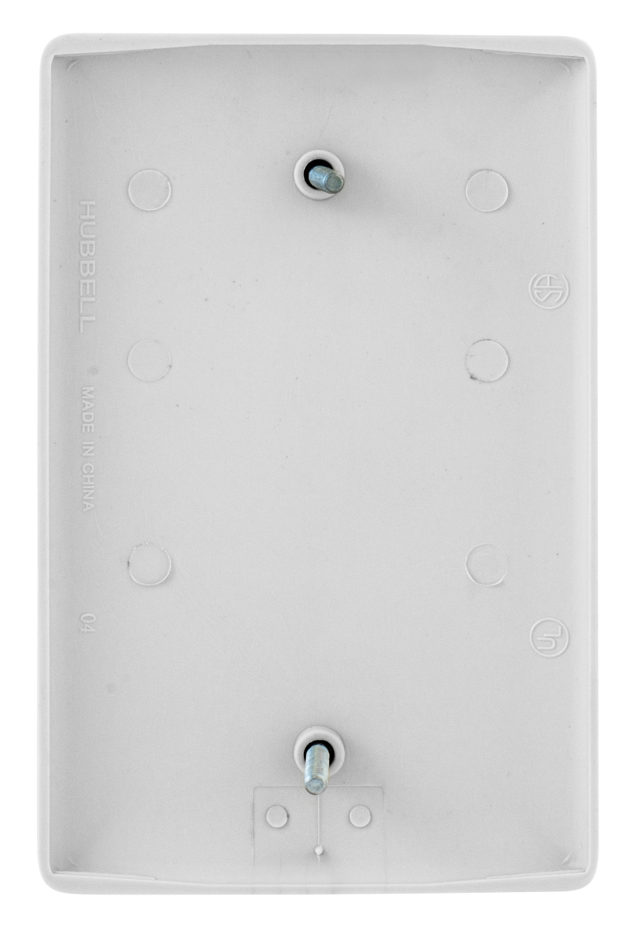 Snap-In Ivory HUBHBLBL300I Hubbell HBLBL300I Faceplate Blank