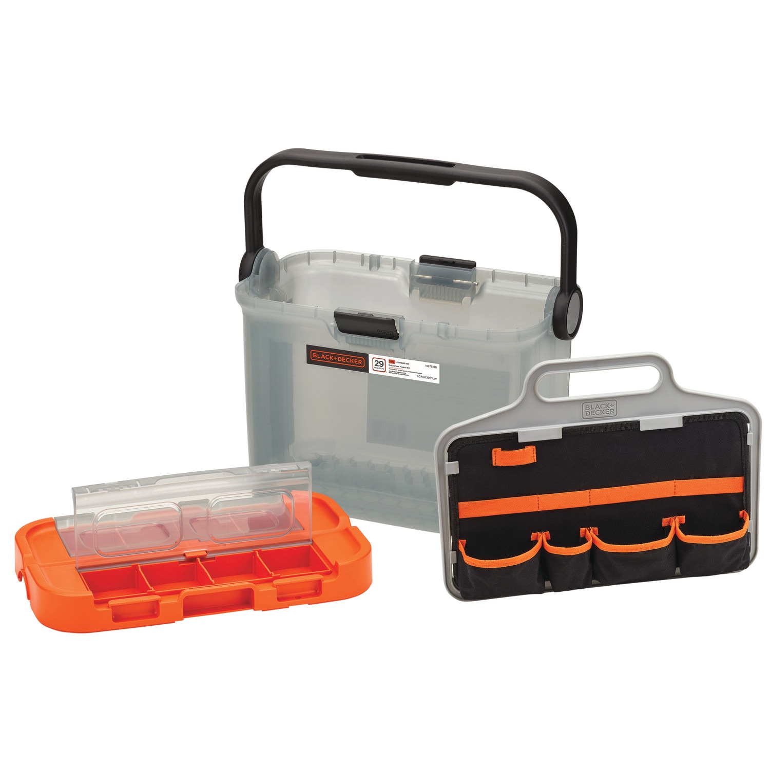 BLACK+DECKER 29-Piece Household Tool Set with Hard Case in the Household Tool  Sets department at
