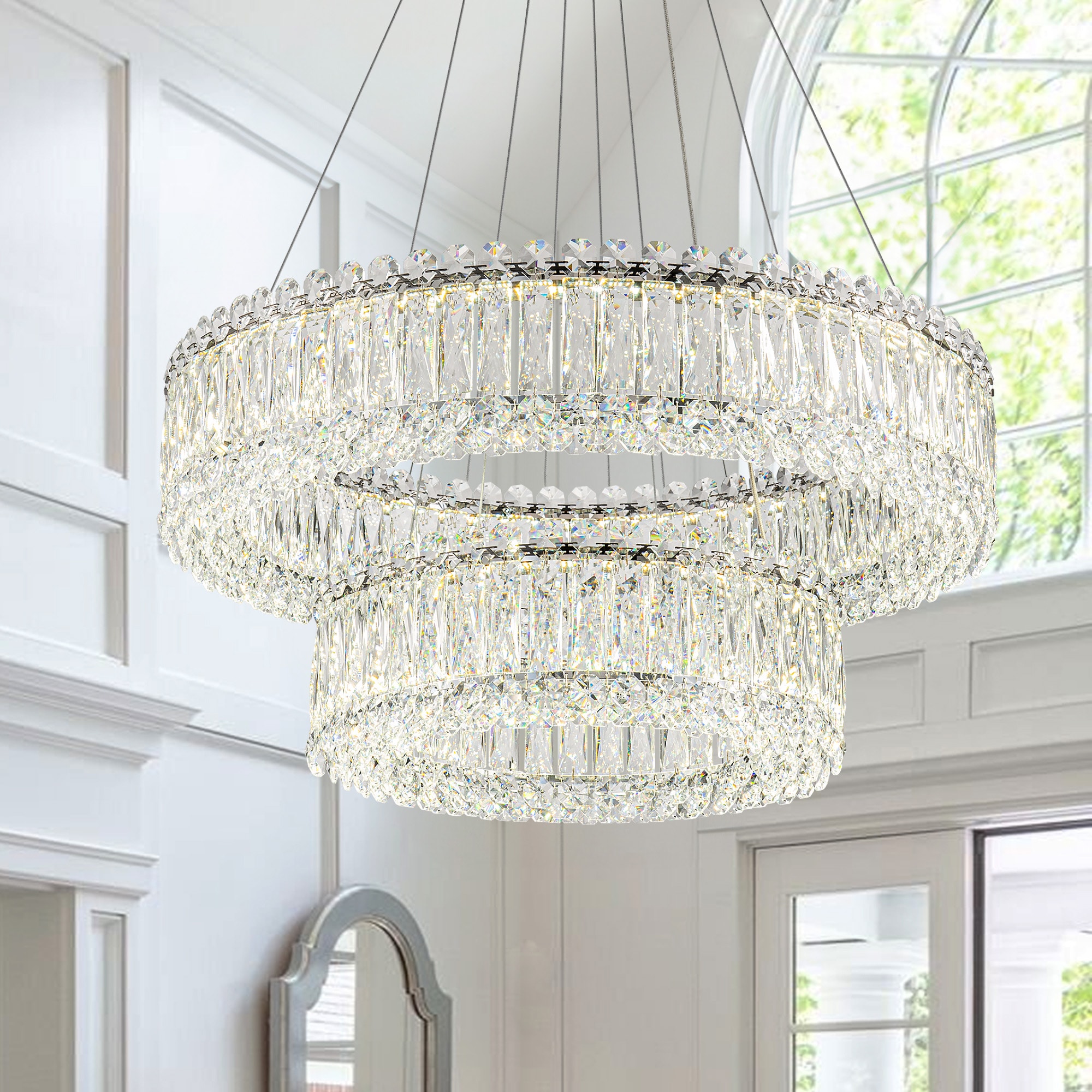 Chandeliers Fixture Color Family Stainless steel