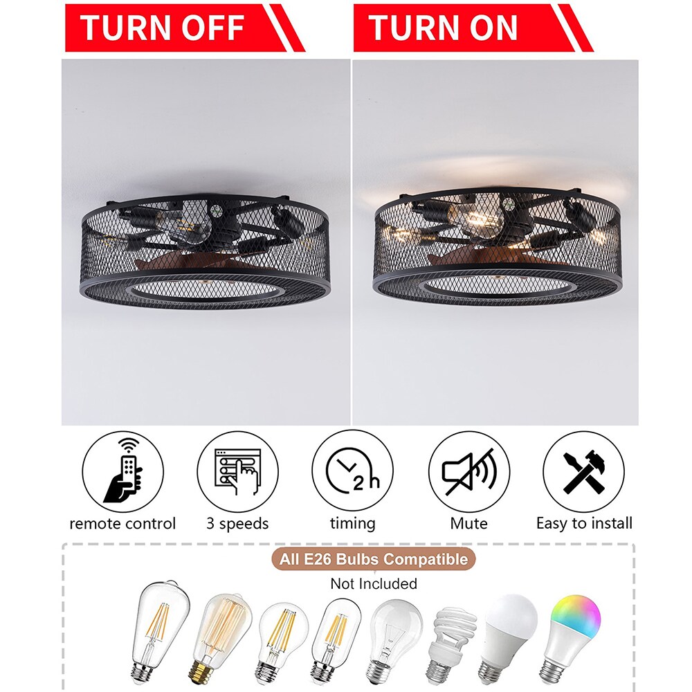 Oukaning HG-HCX3778-033US Ceiling-Fans - View #6
