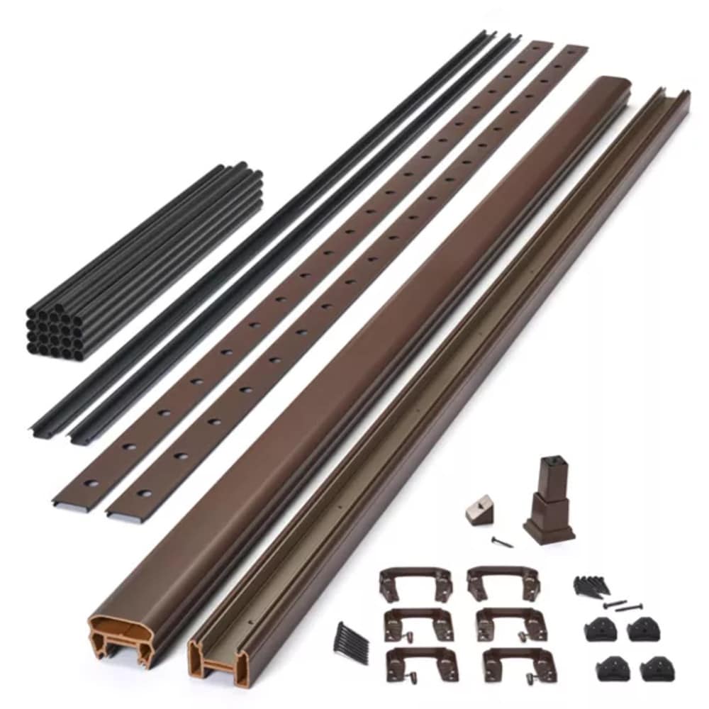 Trex VLRD0836HRKFS Transcend 8-ft x 36-in Vintage Lantern Composite Deck Rail Kit