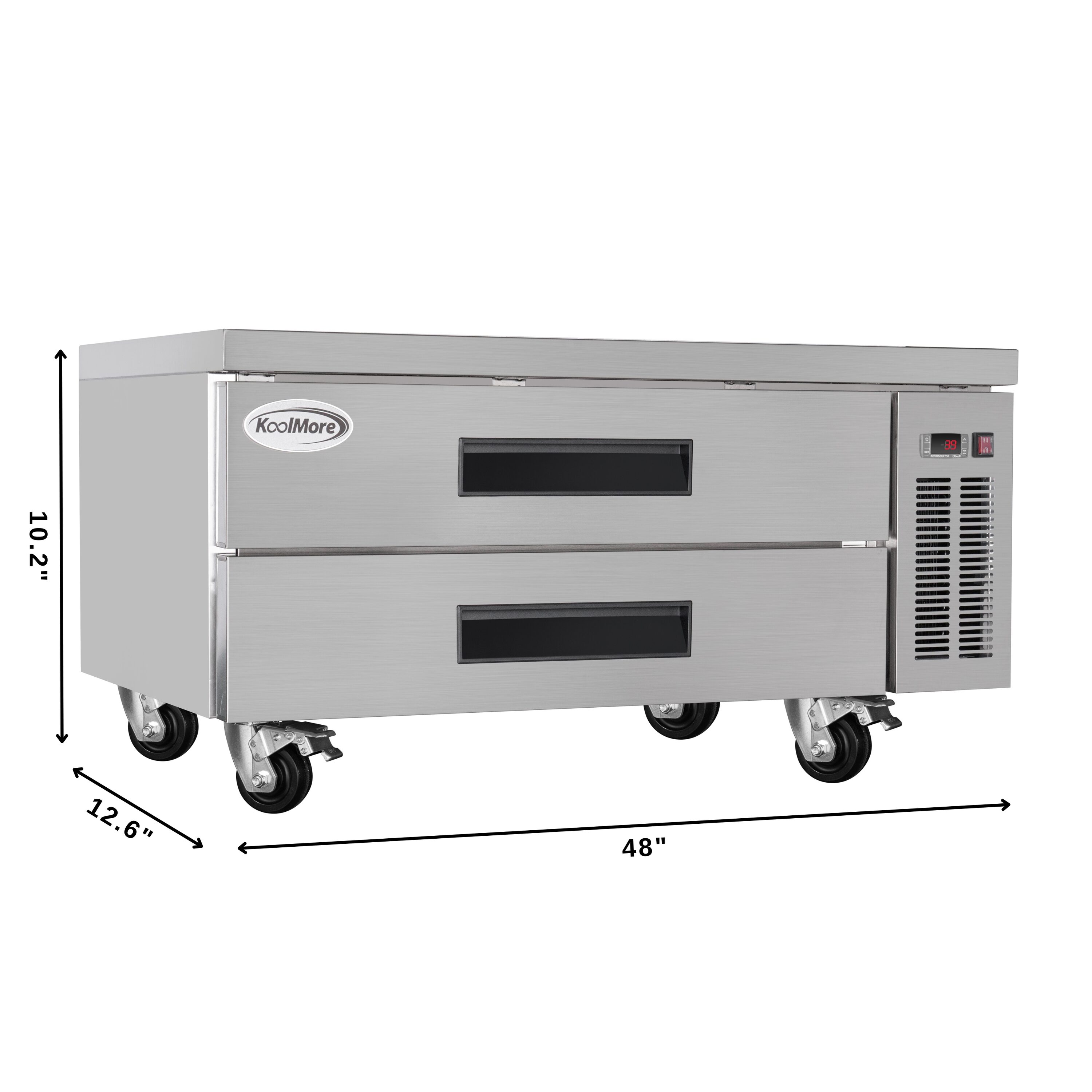 KoolMore LOW-KM-BR-482D Commercial-Refrigerators - View #4