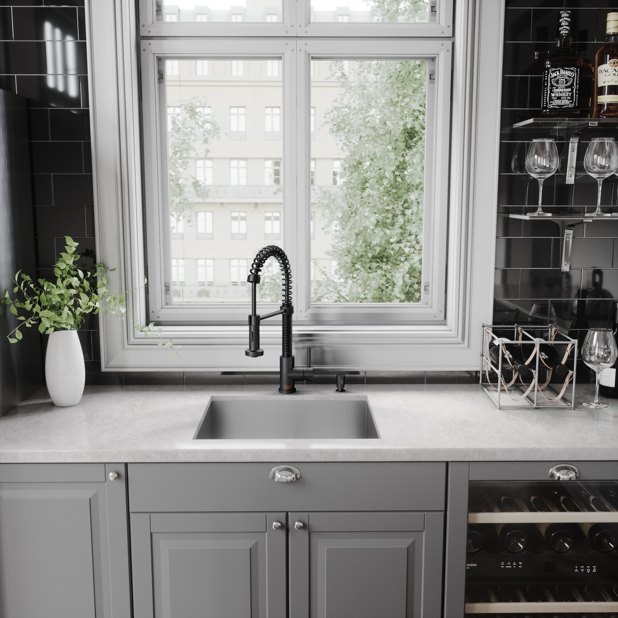 VIGO VG02001MBK2 Kitchen-Faucets - View #6