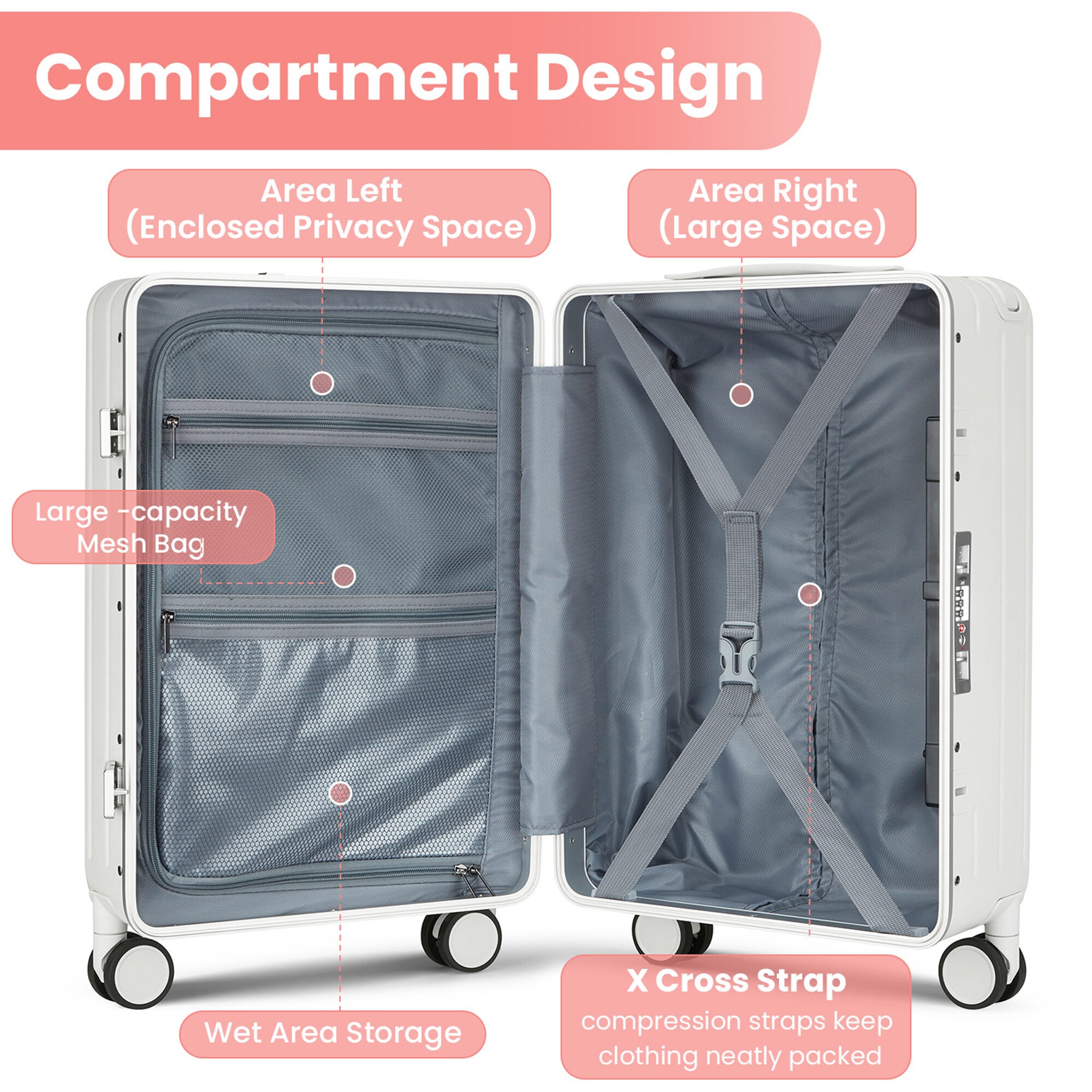 SINOFURN SYD9200005WT Luggage-And-Luggage-Sets - View #6