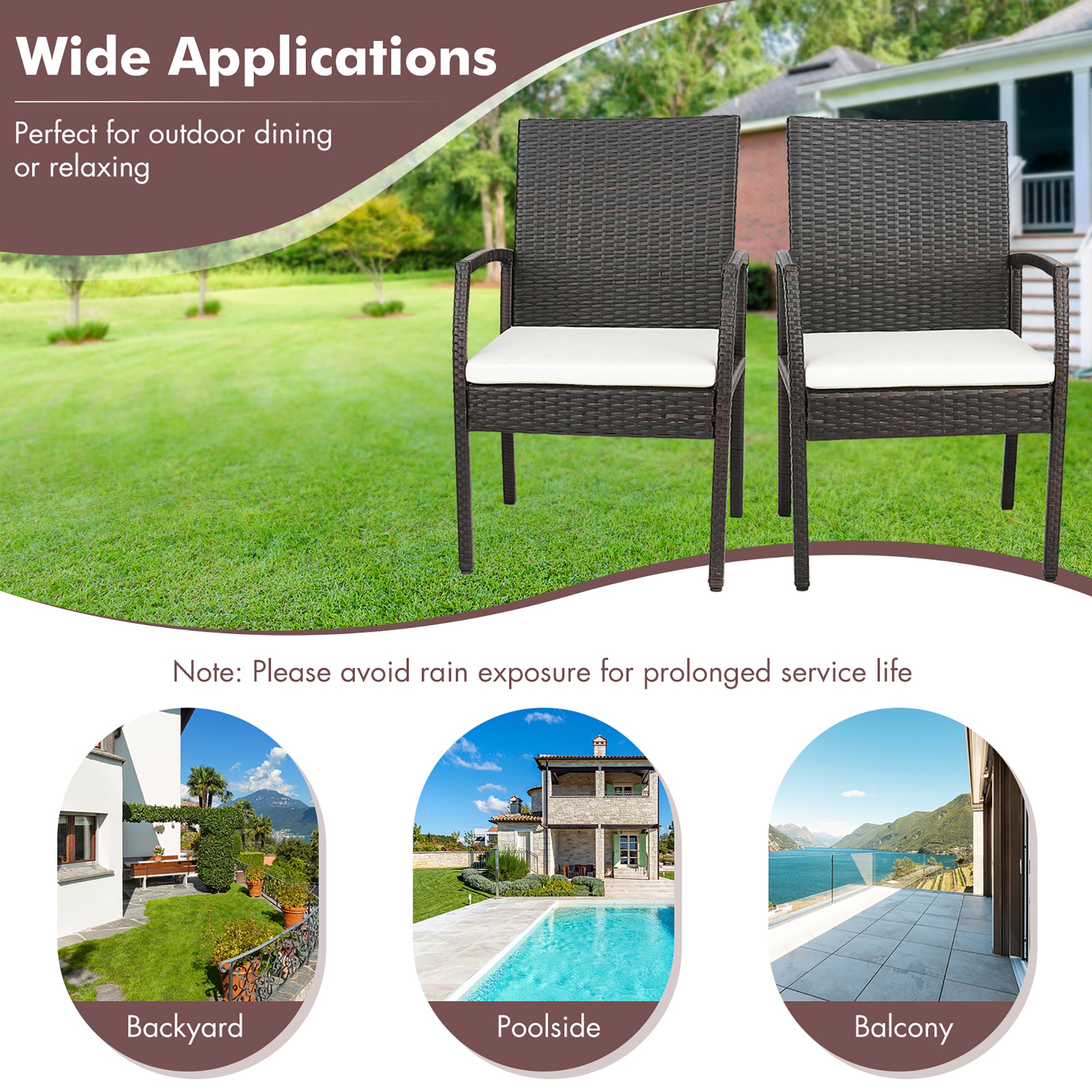 Costway HW70830-2 Patio-Chairs - View #5