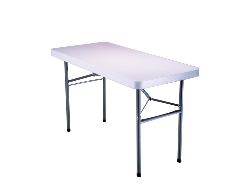 White Folding Utility Table, 48 Folding Table White