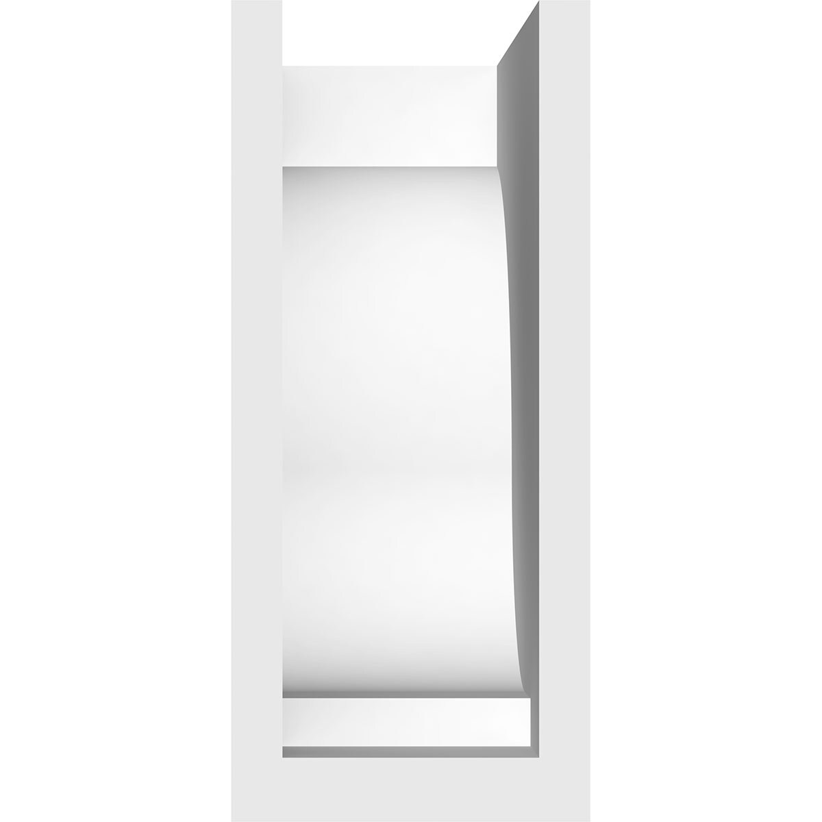 Ekena Millwork BKTP04X08X08VAN Exterior-Brackets-Braces - View #4