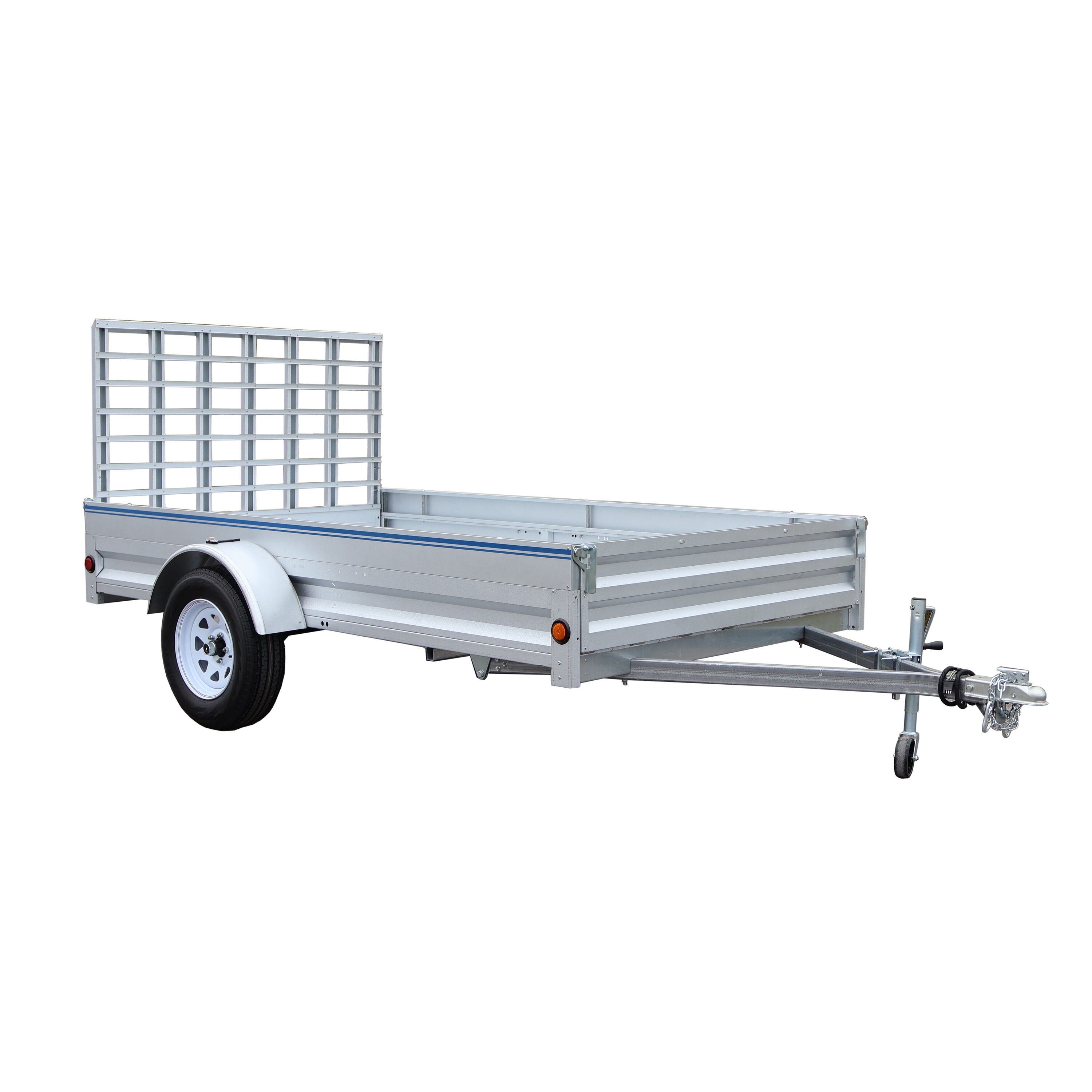 Stirling 504082 6-ft x 10-ft Steel Utility Trailer with Ramp Gate ( 2298-lb Capacity )