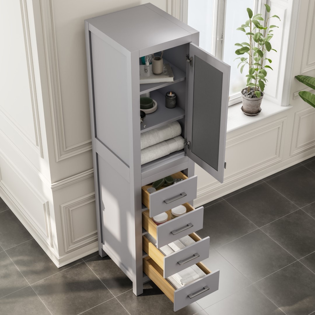 Eviva EVCB412-18GR Linen-Cabinets - View #4