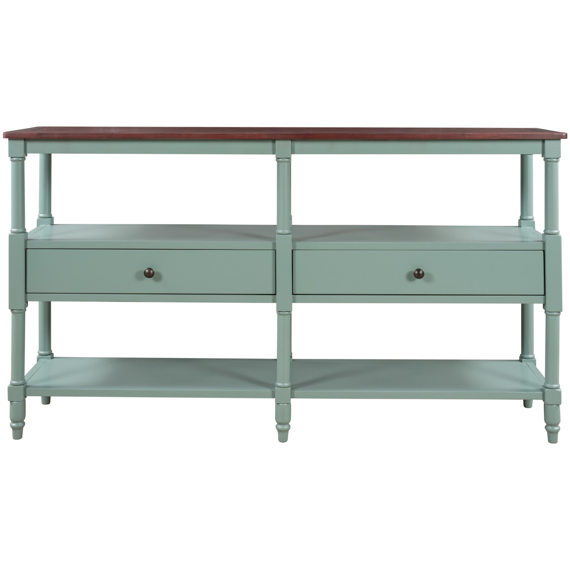 WELLFOR TRX-319AC Entryway Storage Console Table Vintage Mdf Panels Console Table