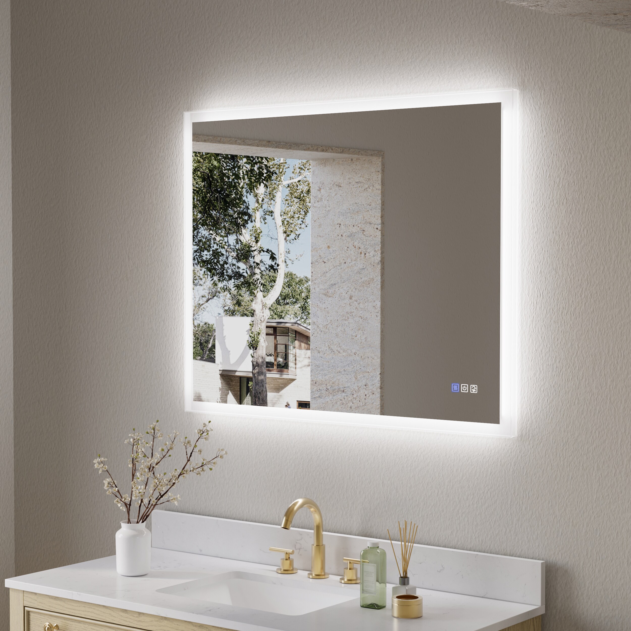 WELLFOR W7MRL4032 Framed-Bath-Mirrors - View #14