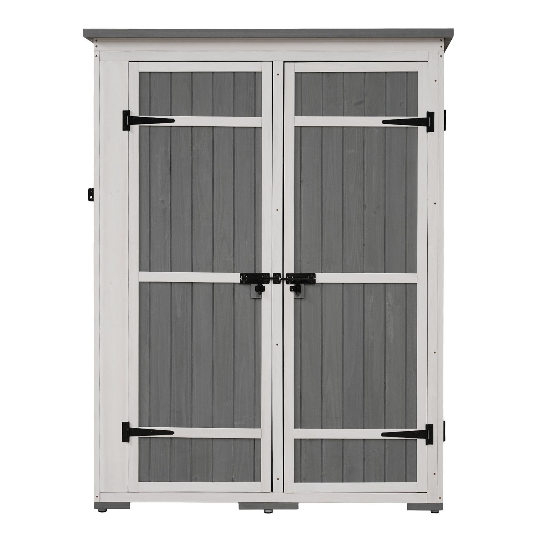 Maocao Hoom BH560070 4.05-ft x 2.1-ft Lean-to Style Outdoor Storage Shed with 2 Doors (Installation Included)