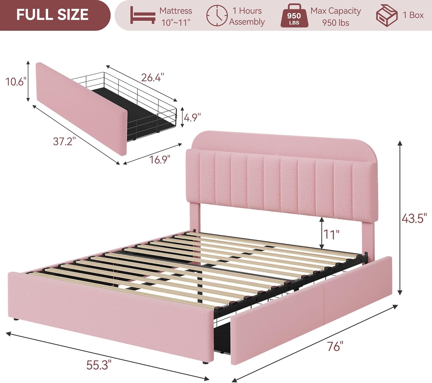 Garvee JMH0122-PHO-34A3CASD beds - View #2
