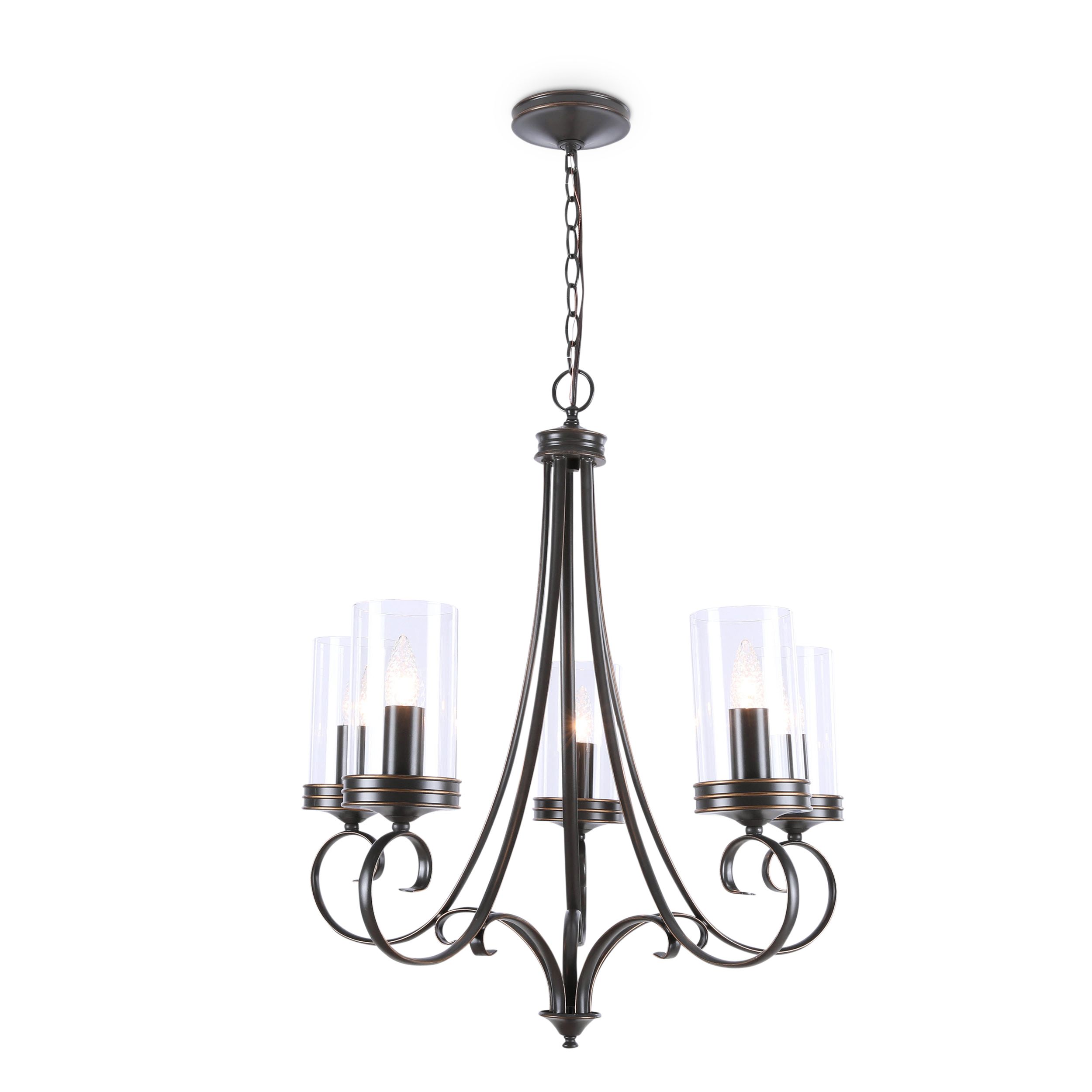 kichler diana 6 light chandelier