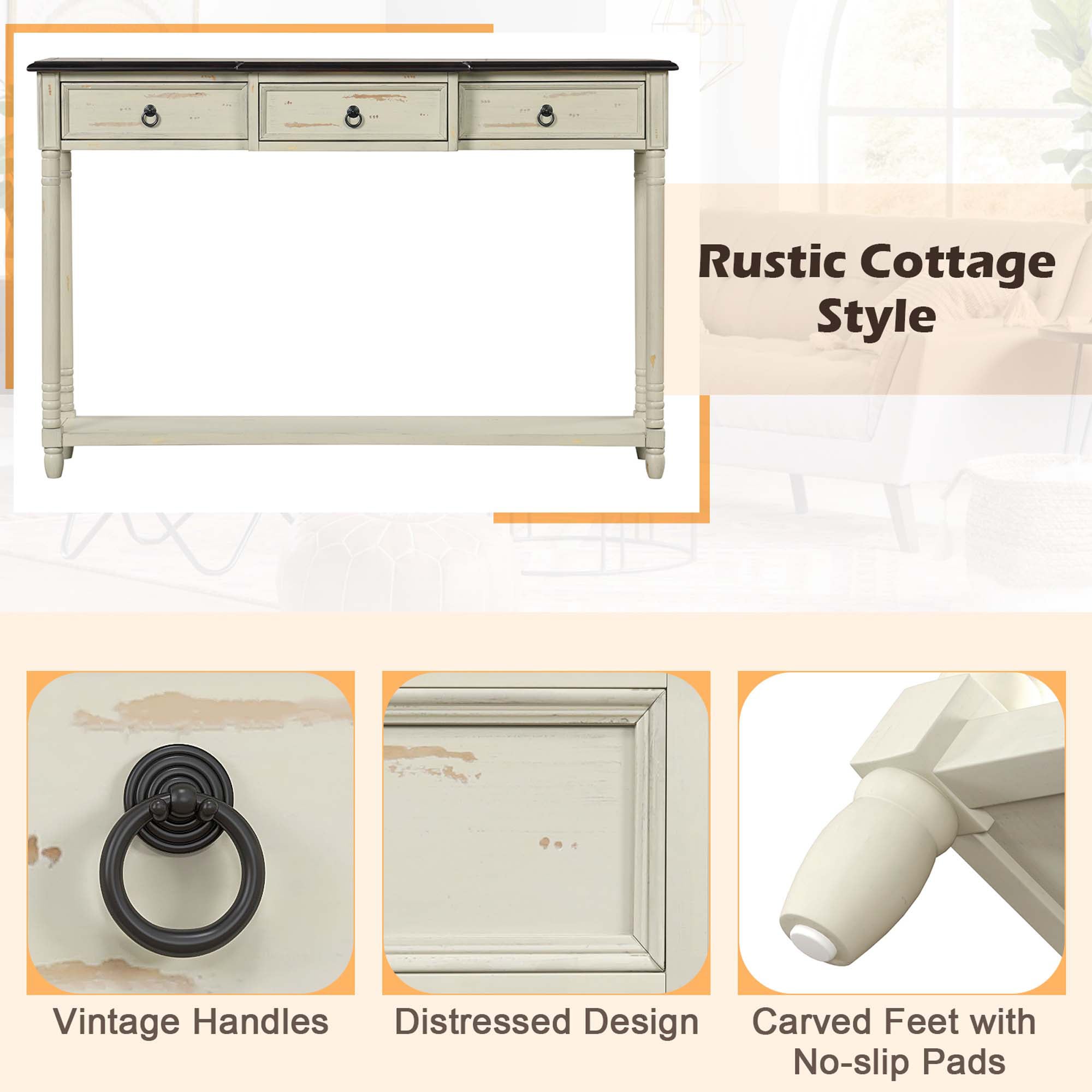 Costway SXL00172 Console-Sofa-Tables - View #6