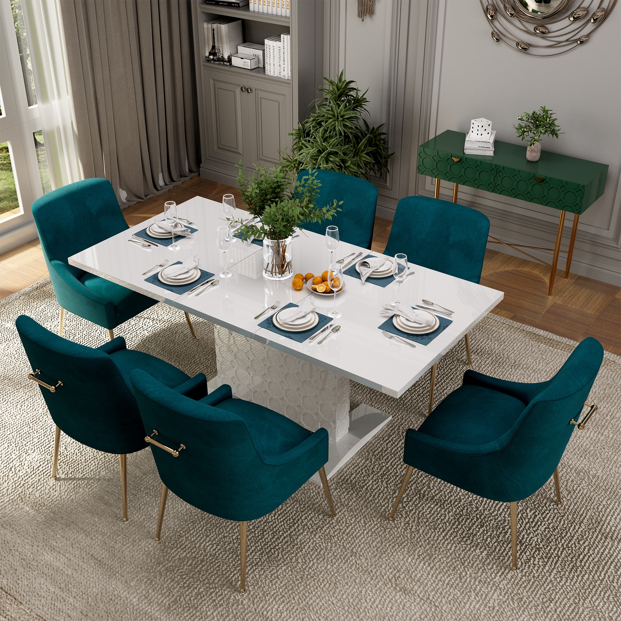 Clihome CL-ST1WH700LGR Dining-Sets - View #3