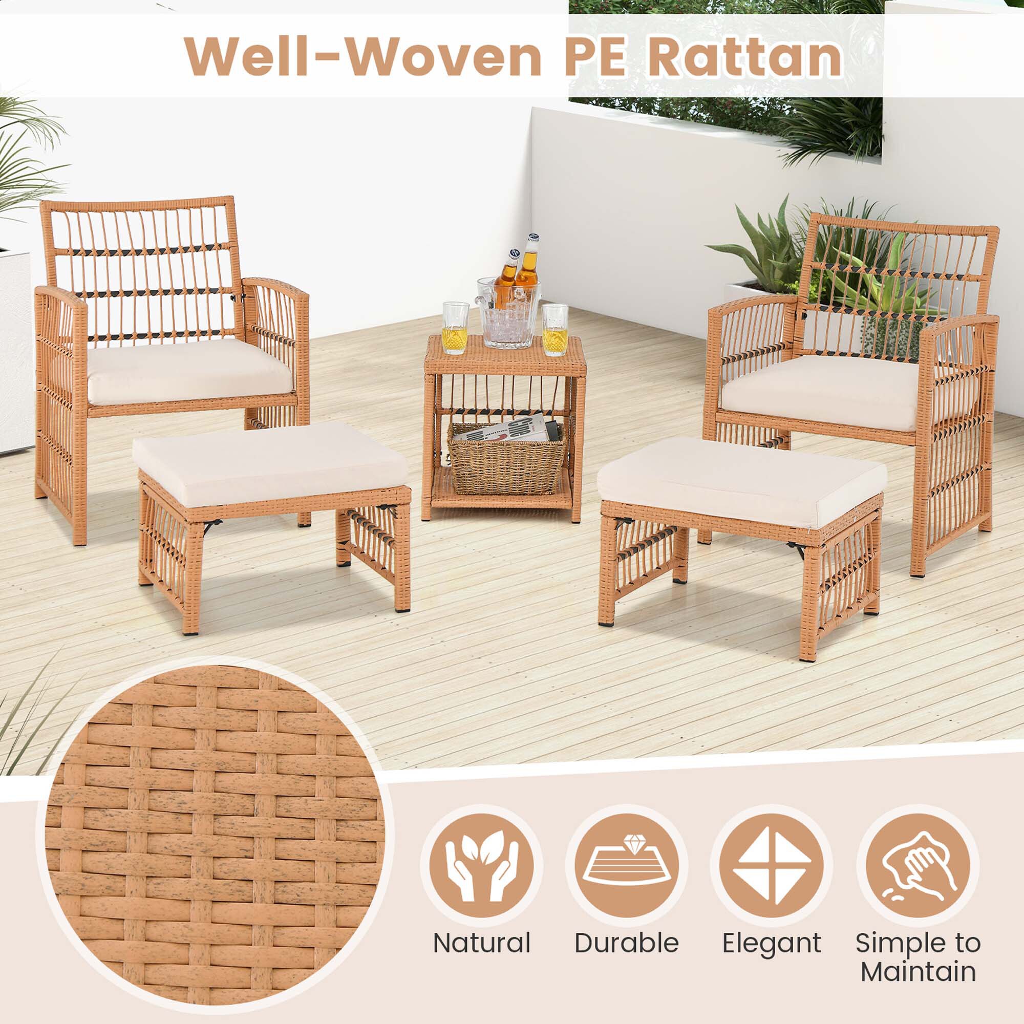 Costway HCST00116 Patio-Conversation-Sets - View #7