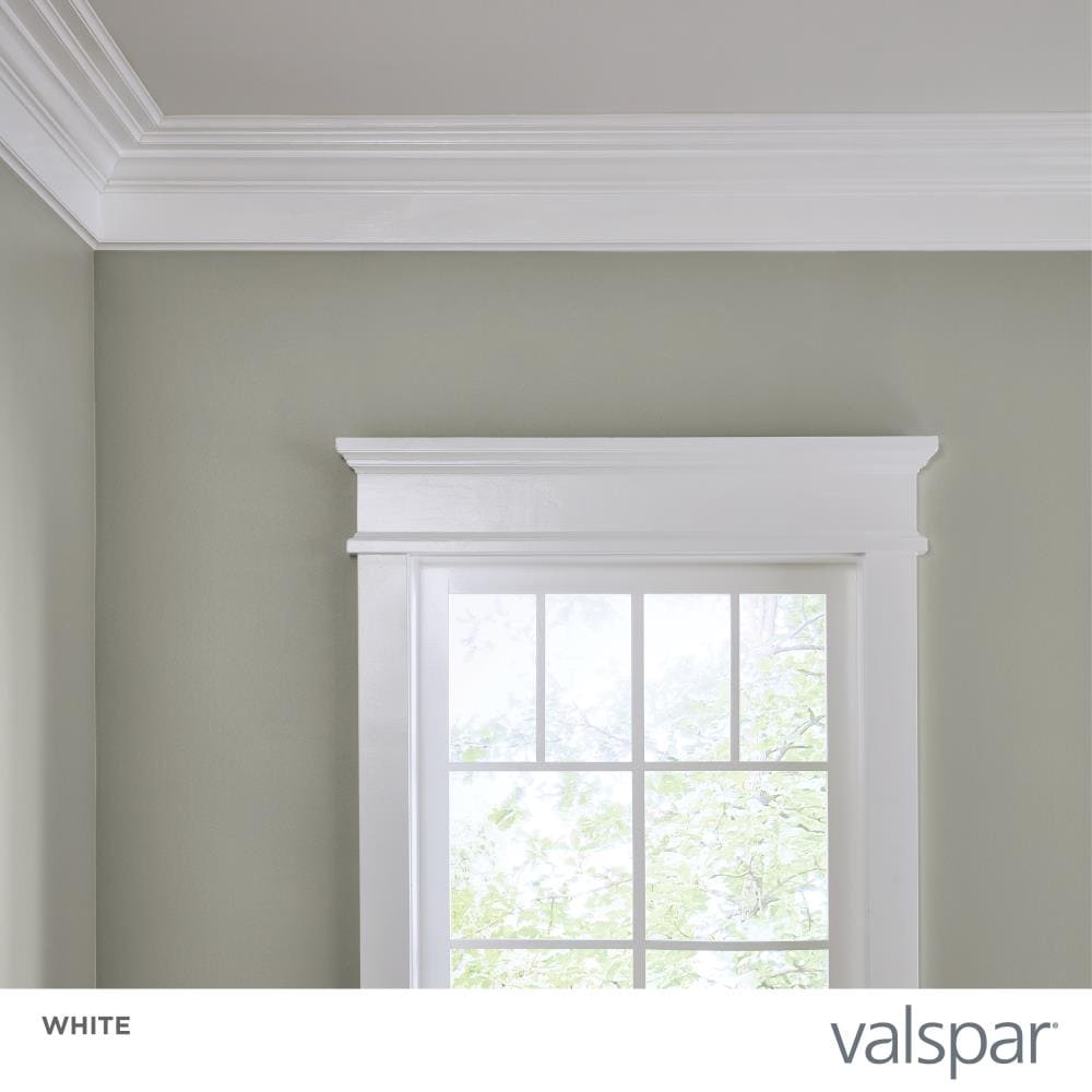 Valspar Semi-gloss Perfect White Latex Interior Paint + Primer (1-Gallon)