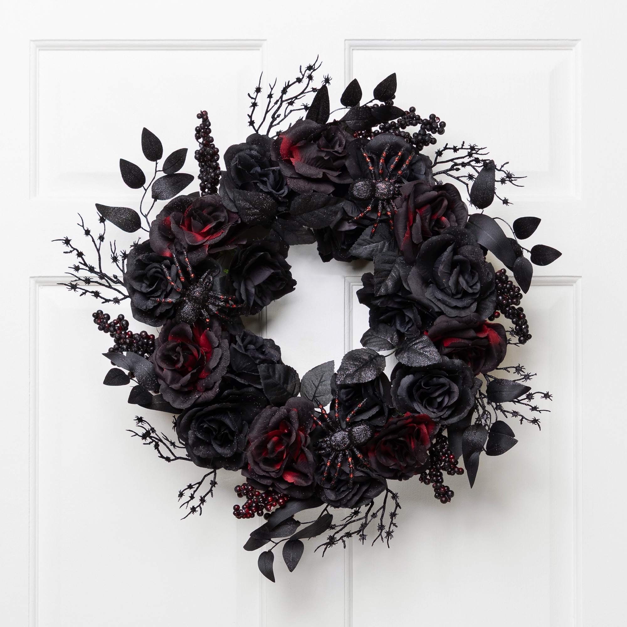 Northlight 35166991 2-ft 24-in Black Artificial wreath