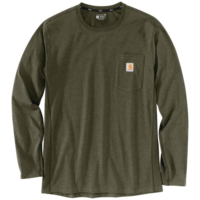 Carhartt Men's Jersey Long Sleeve Solid T-shirt (3Xl Tall) in the Tops ...