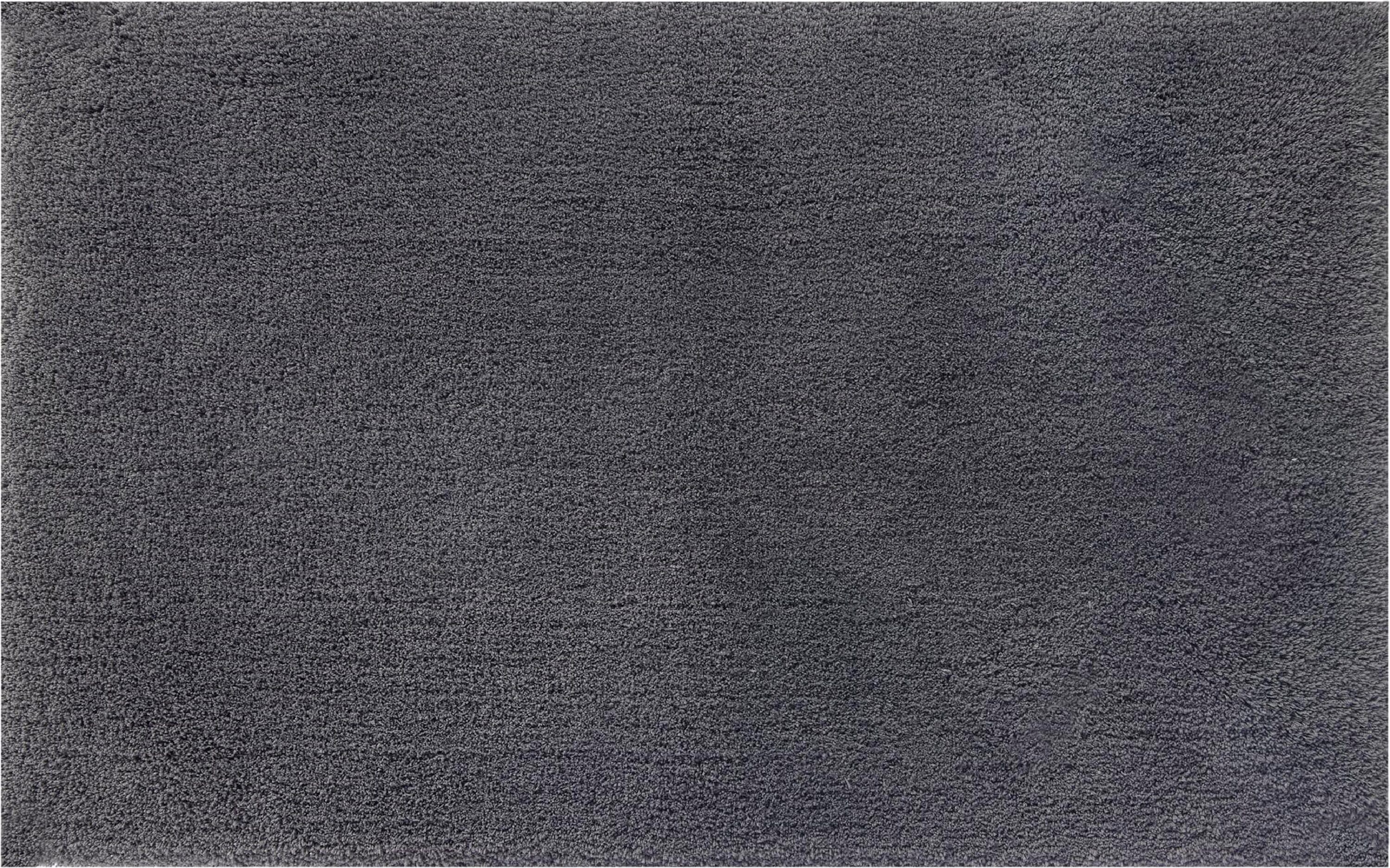 1pc Dark Grey Base Light Grey Letter Printed Bath Bathroom Rug