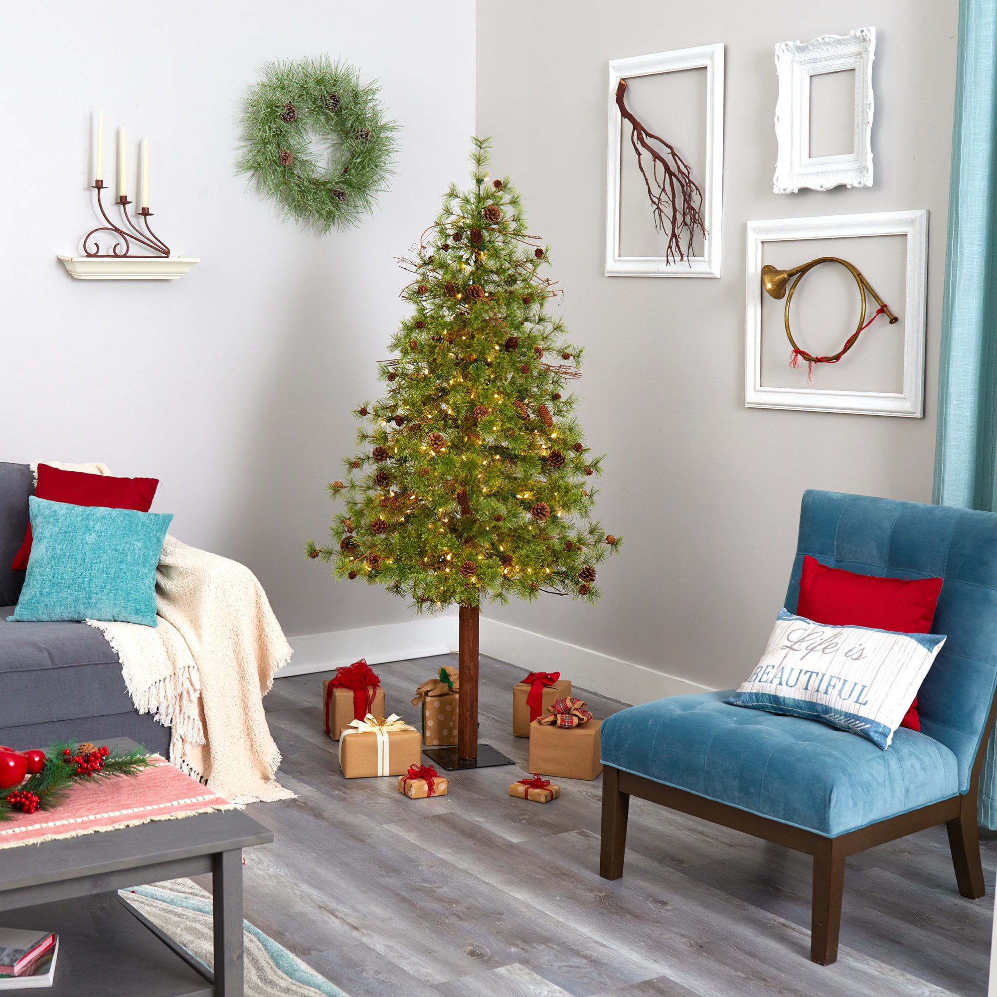 Nearly Natural T1434 Artificial-Christmas-Trees - View #8