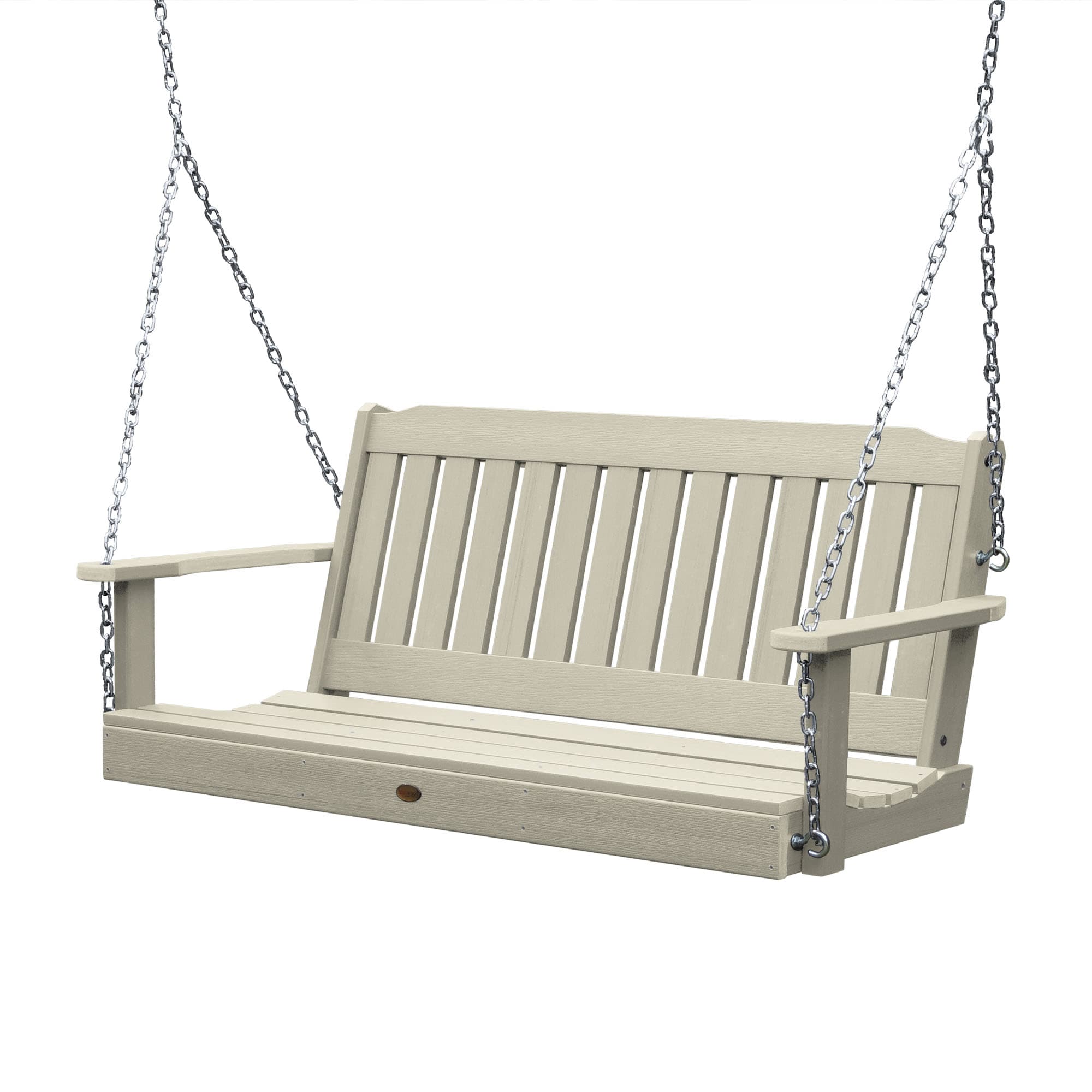 whitewash porch swing