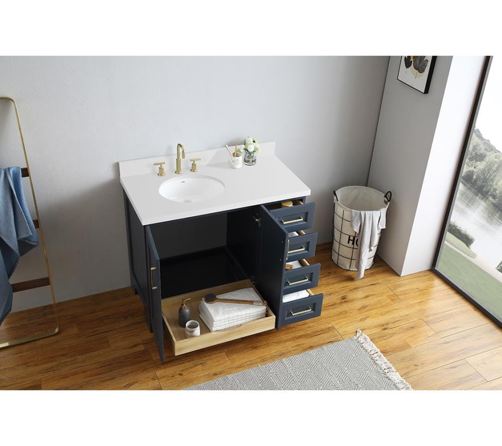 ARIEL Q43SLB-WQO-MNB Bath-Vanity-Combo - View #3