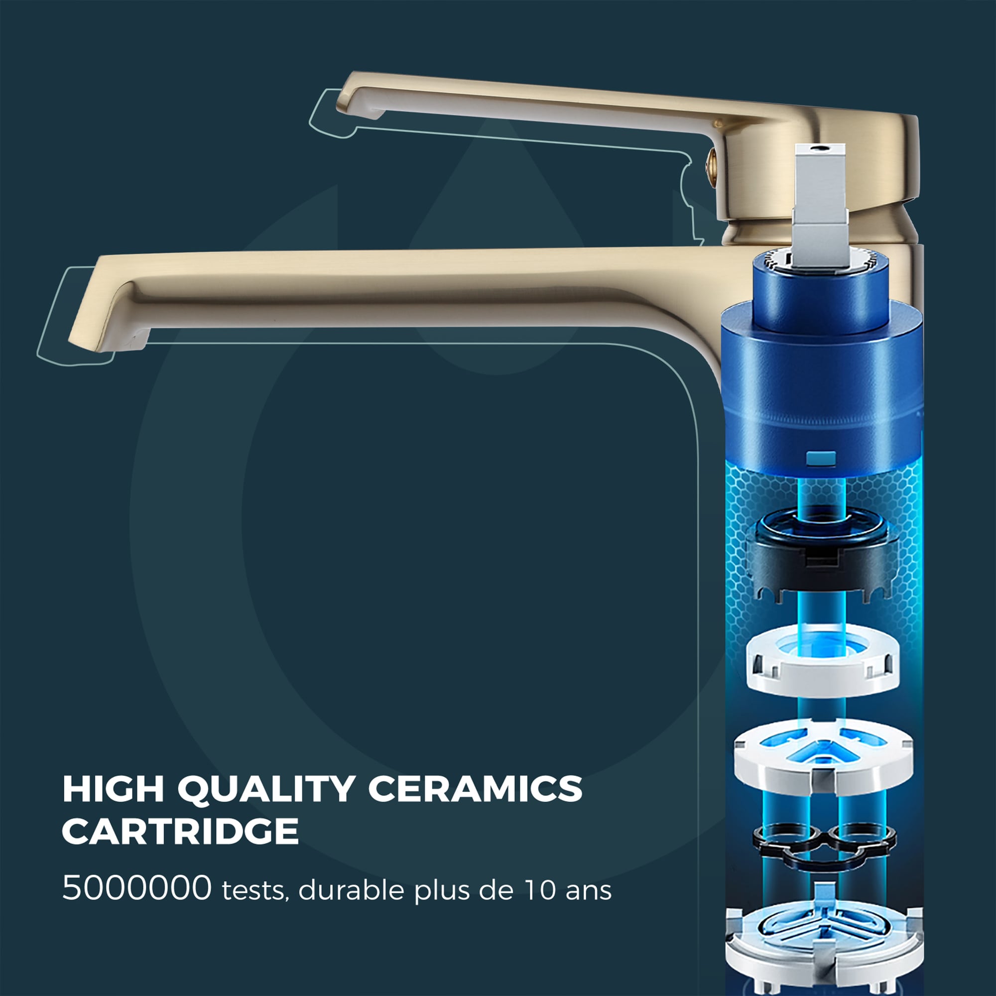 FORIOUS LL39030G-H Lavatory-Faucets - View #3