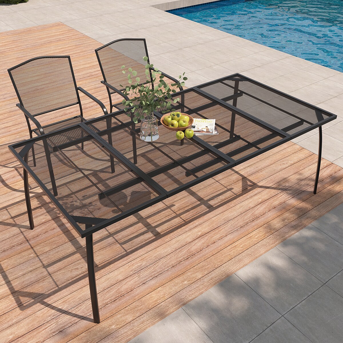 Mondawe MO-SL79TW02-BL Patio-Tables - View #2