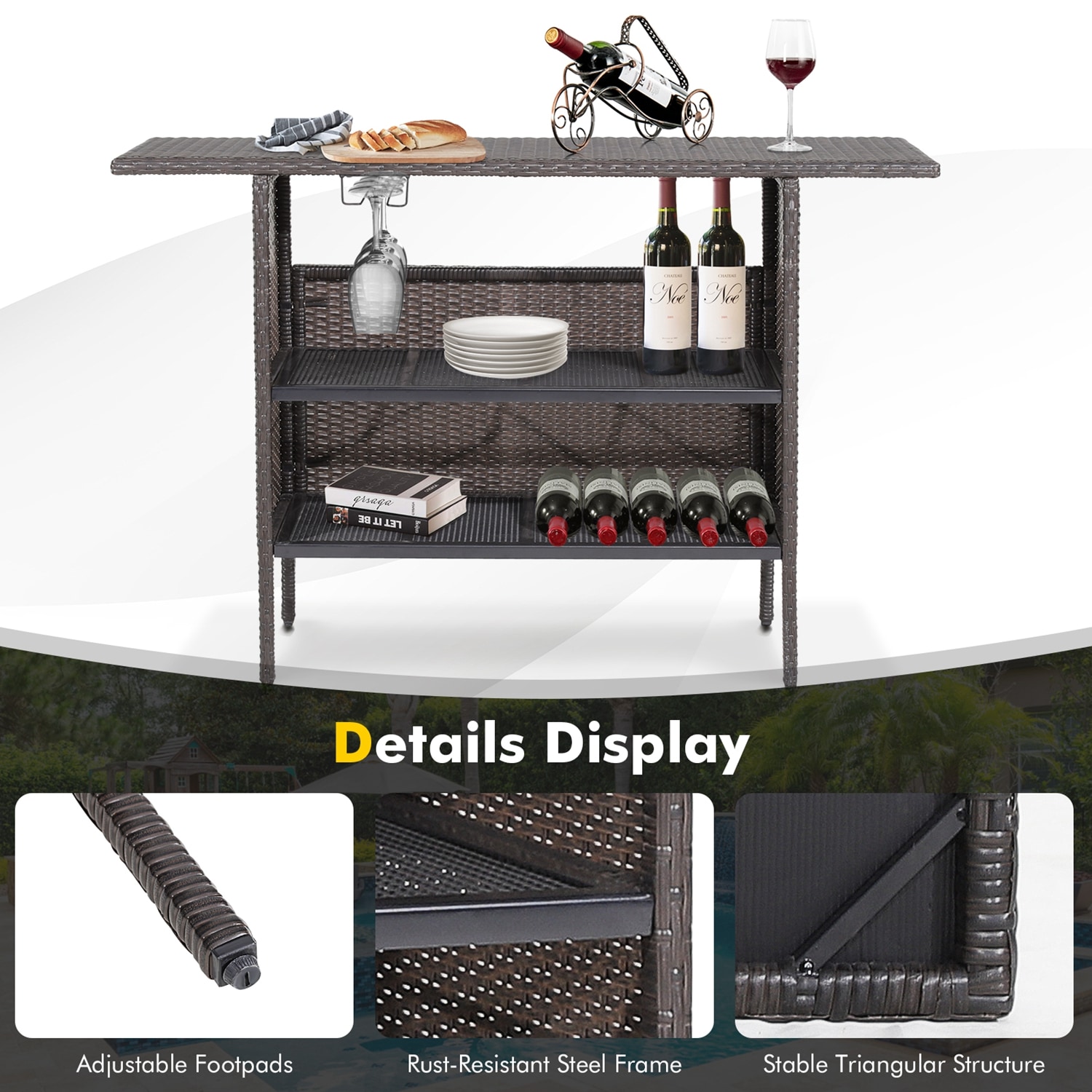 Forclover CBM-445 Patio-Tables - View #2