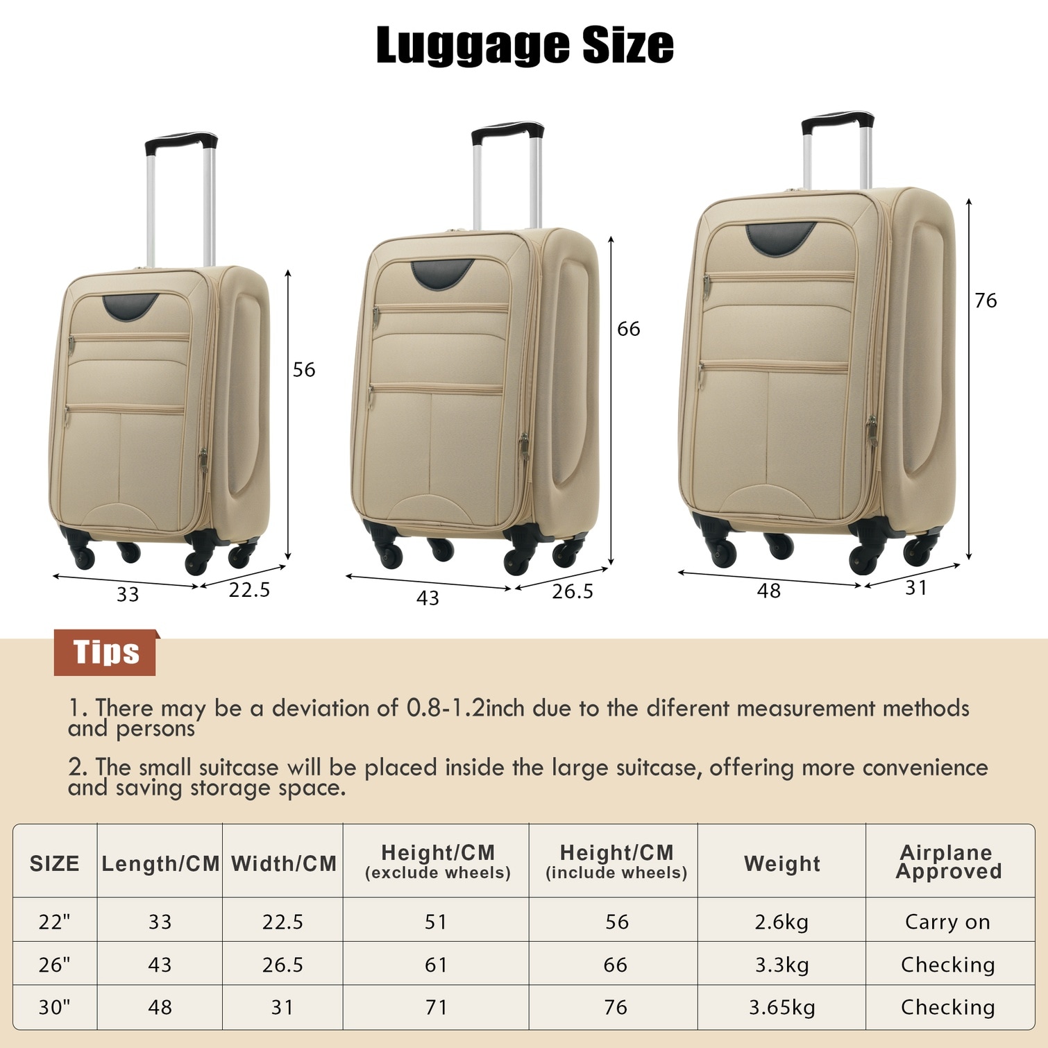 Naturefalls Z4Y9DDLJTZ4Z Luggage-And-Luggage-Sets - View #6