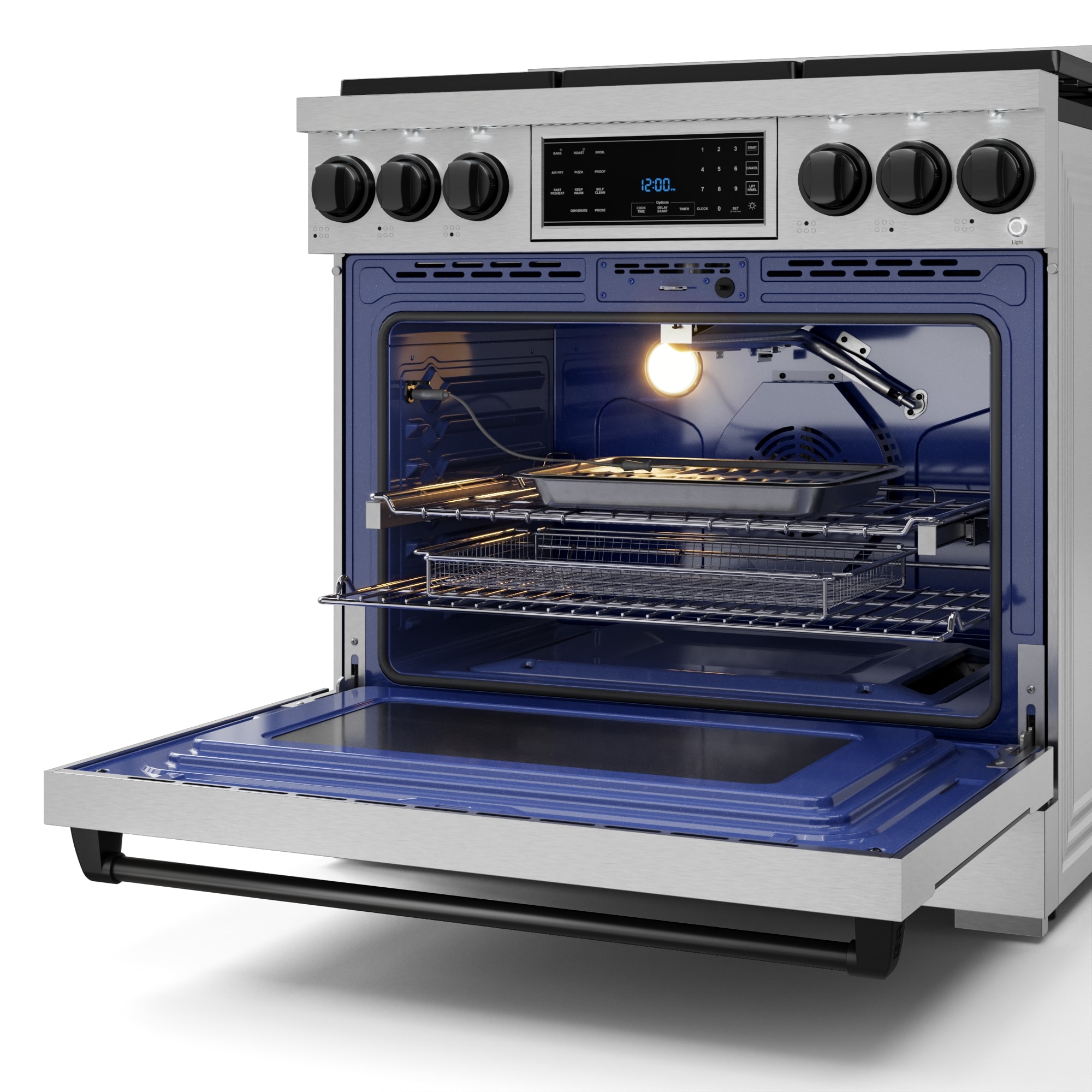 Thor Kitchen RSG36LP-BLK Freestanding-Gas-Ranges - View #5