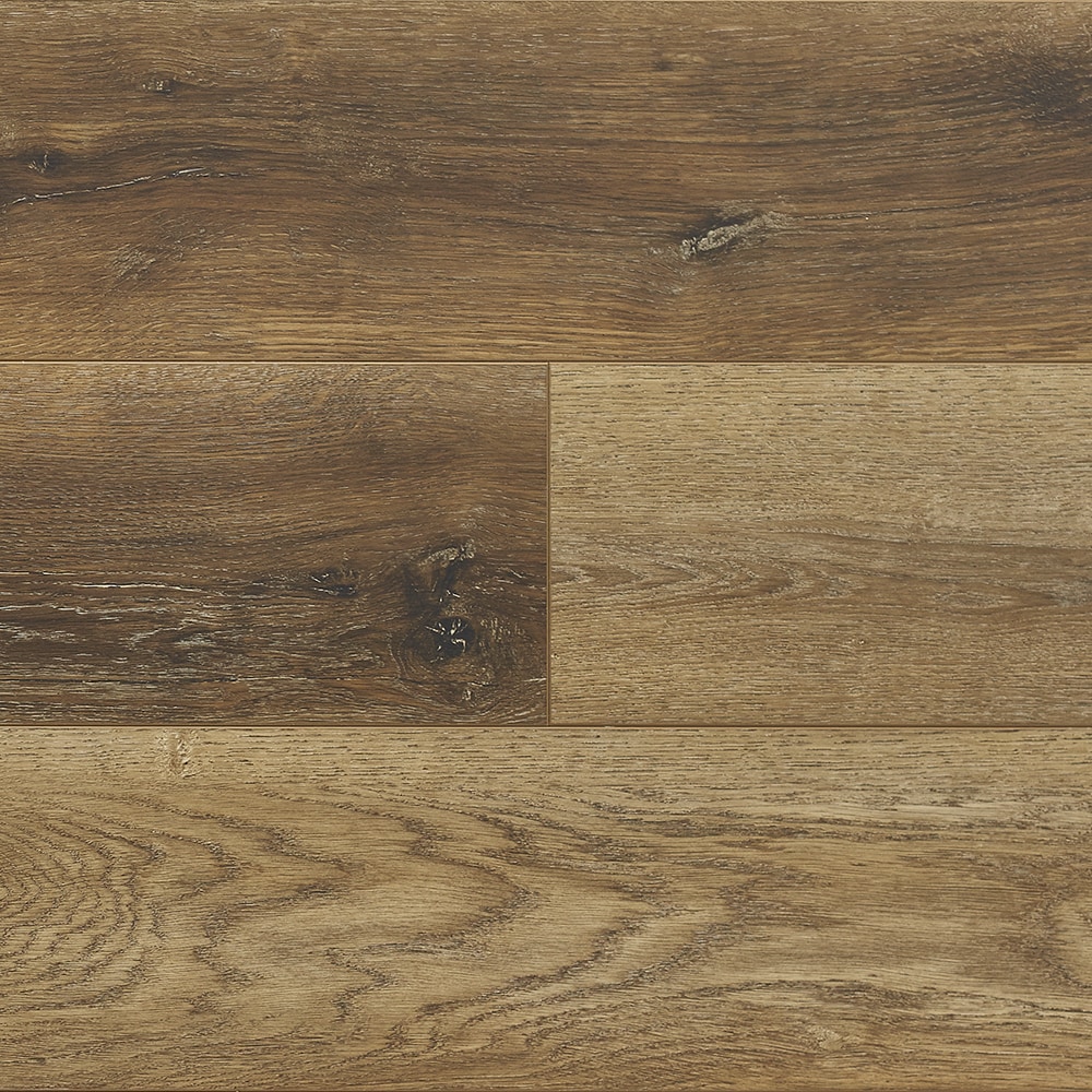 Armstrong Flooring AR7L220W Assurity Mist Brown Brown Wood look 20-Mils x 7-in W x 60-in L Waterproof and Water Resistant Interlocking Luxury Vinyl Plank Flooring ( 27.02-Sq. Feet Carton )