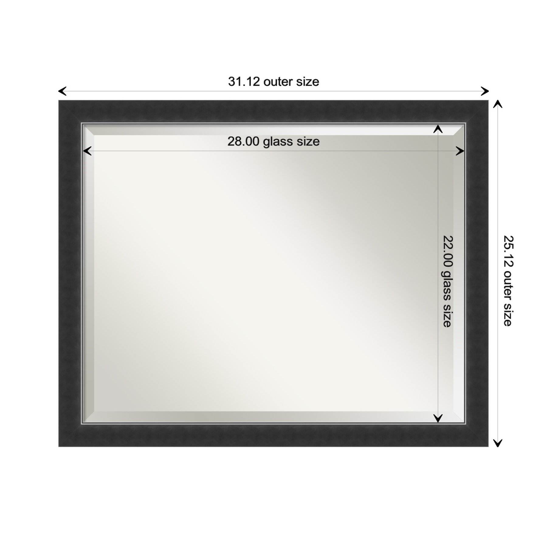 Amanti Art DSW3863581 Framed-Bath-Mirrors - View #4