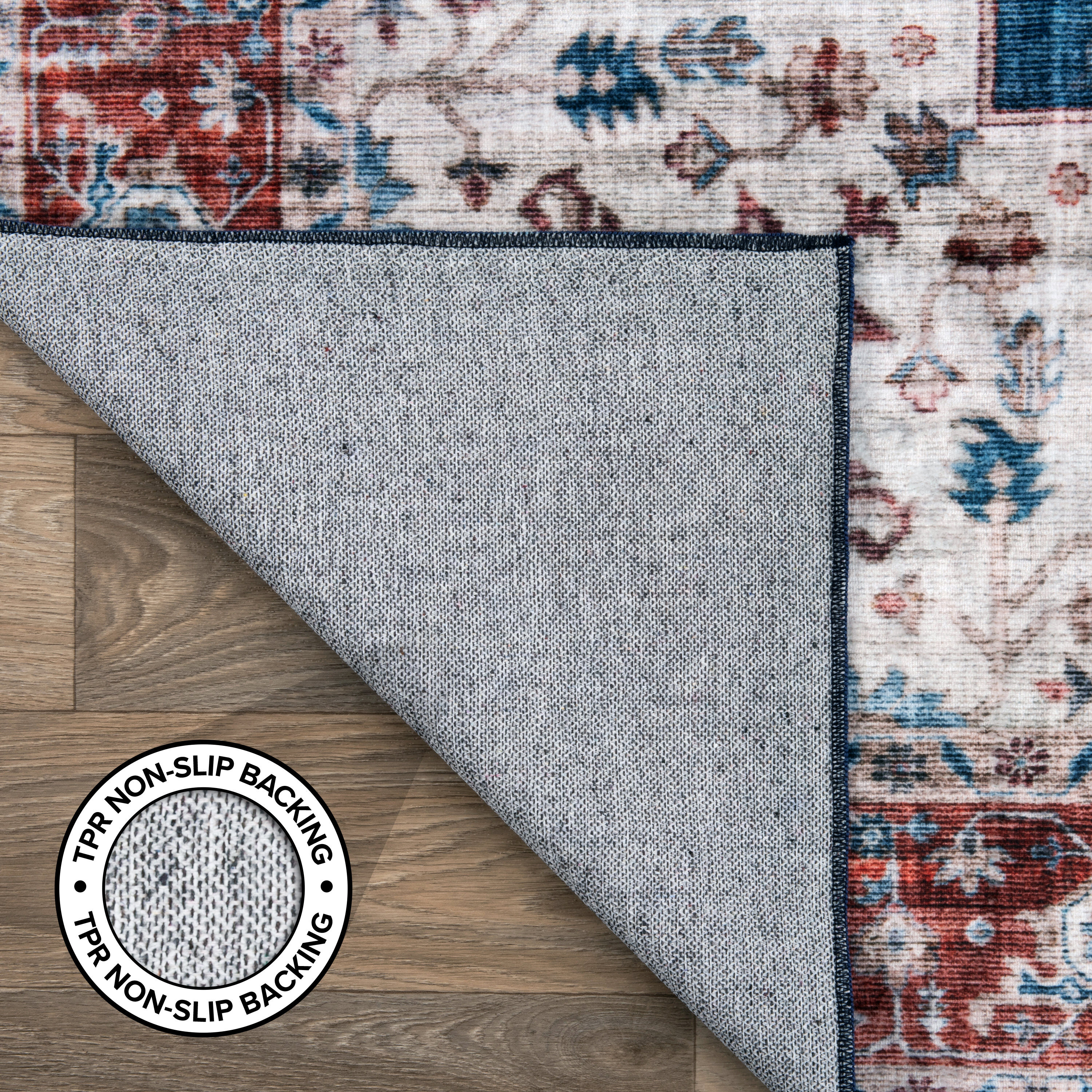 World Rug Gallery 7015BLUE8X10 rugs - View #8